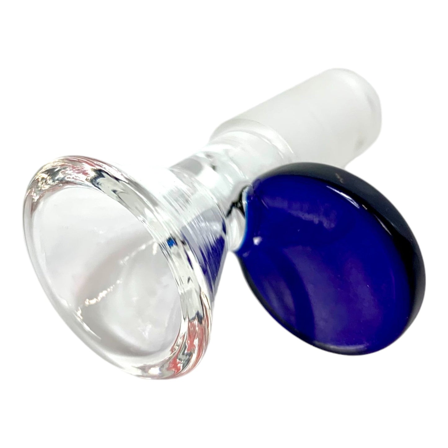 14mm Coloured Coin Handle Cone Piece - The Bong Baron