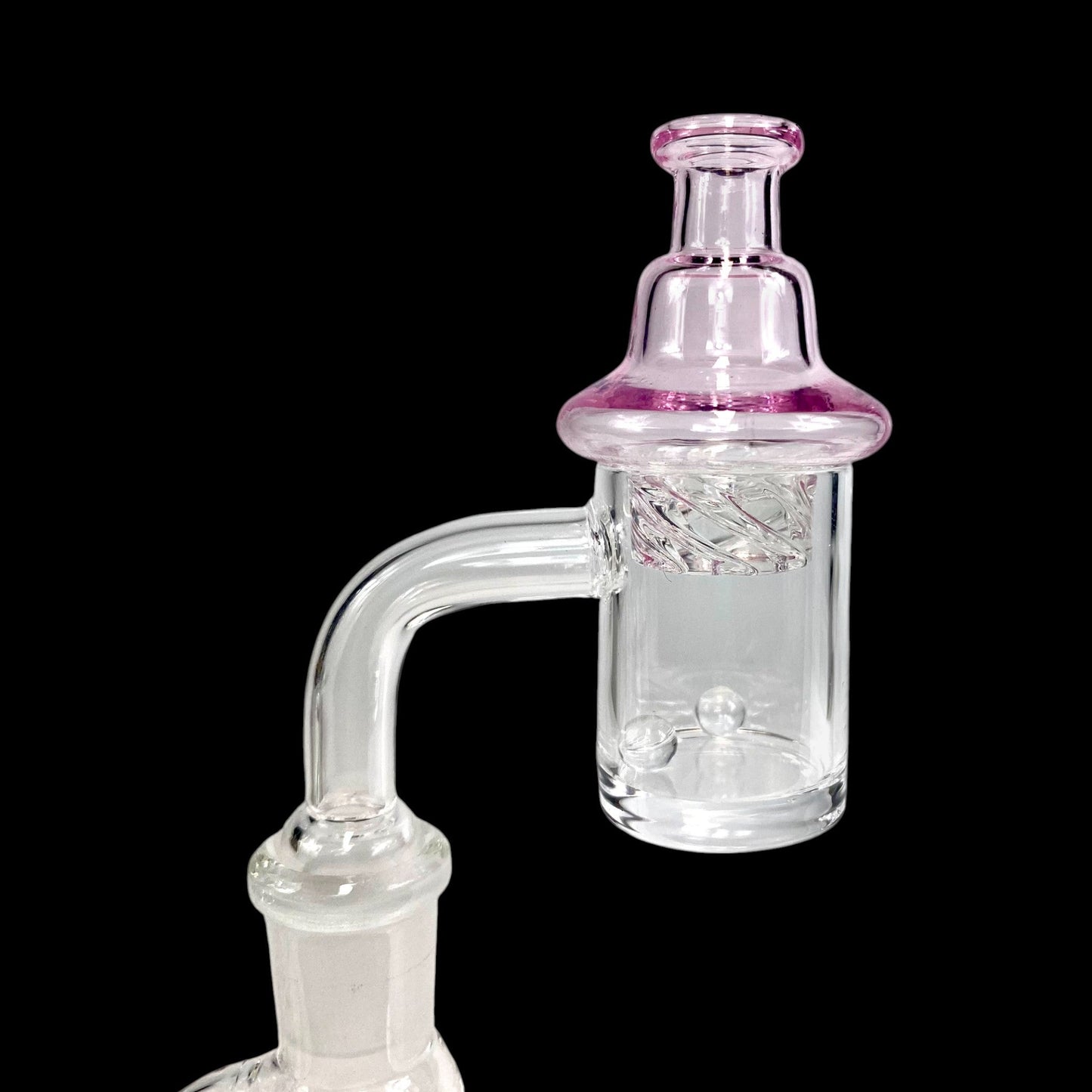 14mm Dab Kit Quartz Banger with Vortex Carp Cap and Pearls - The Bong Baron