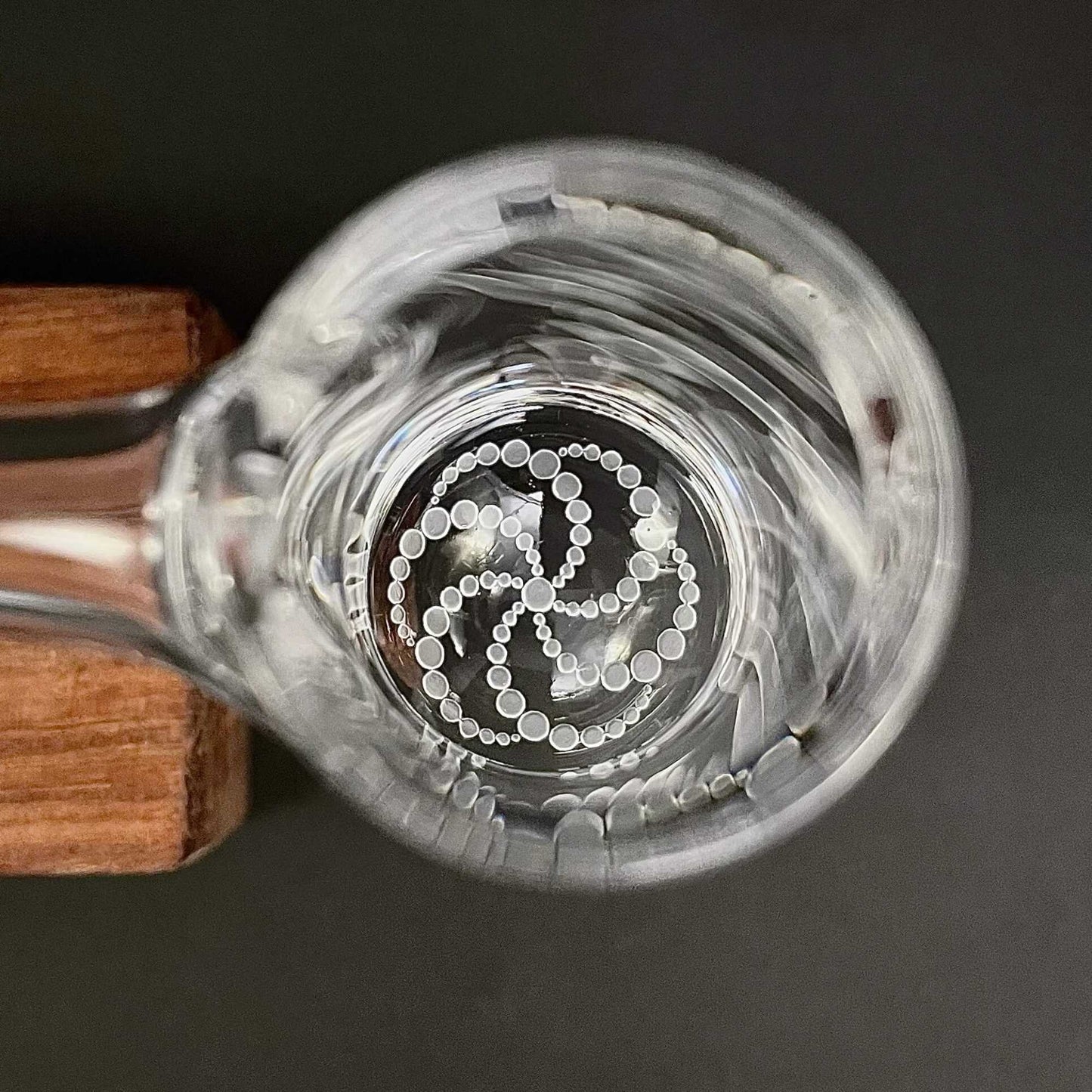 14mm Quartz Banger Round Bottom - Alientech logo - The Bong Baron