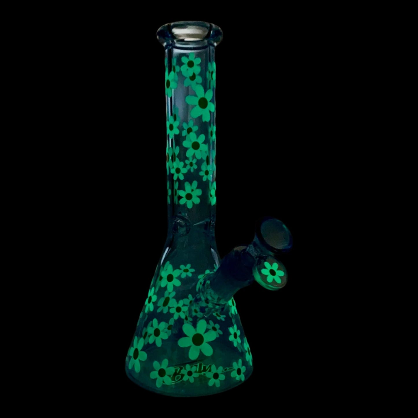 25cm Blue Glow in the Dark Marc Jacobs Beaker Bong - The Bong Baron