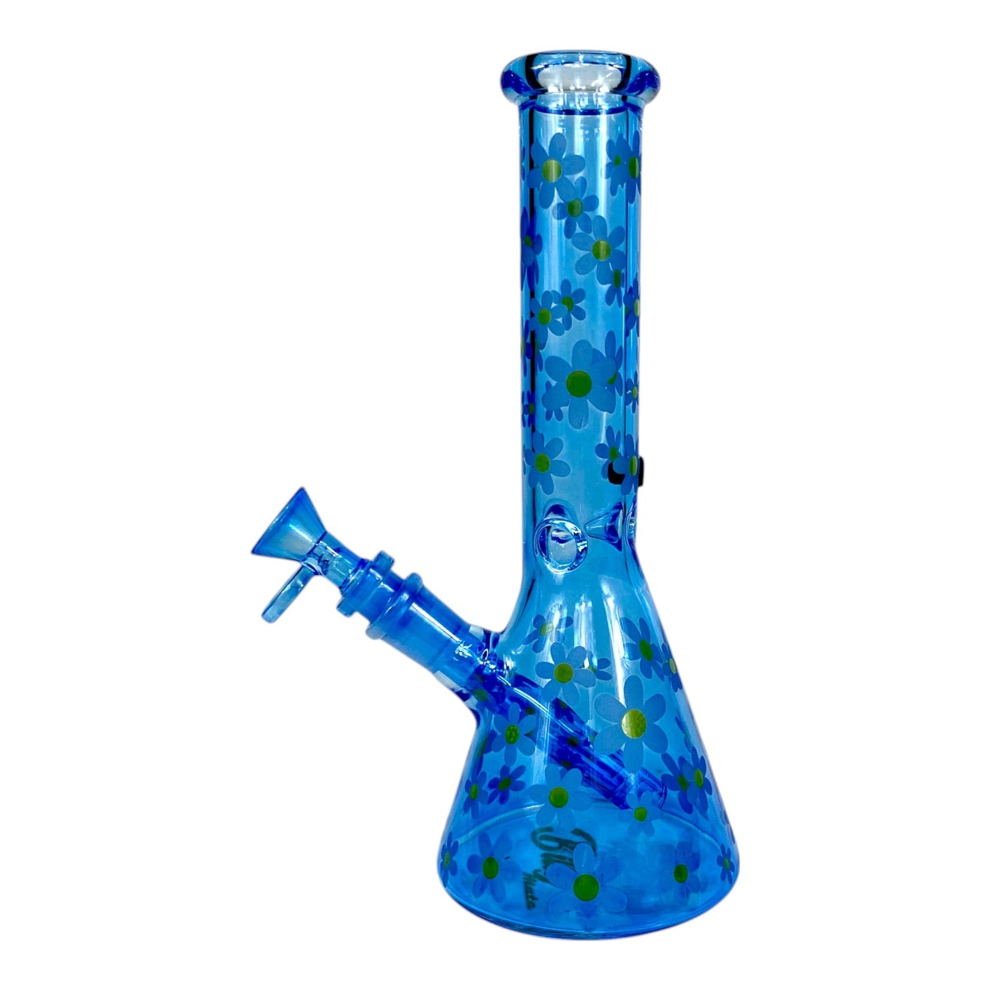 25cm Blue Glow in the Dark Marc Jacobs Beaker Bong - The Bong Baron