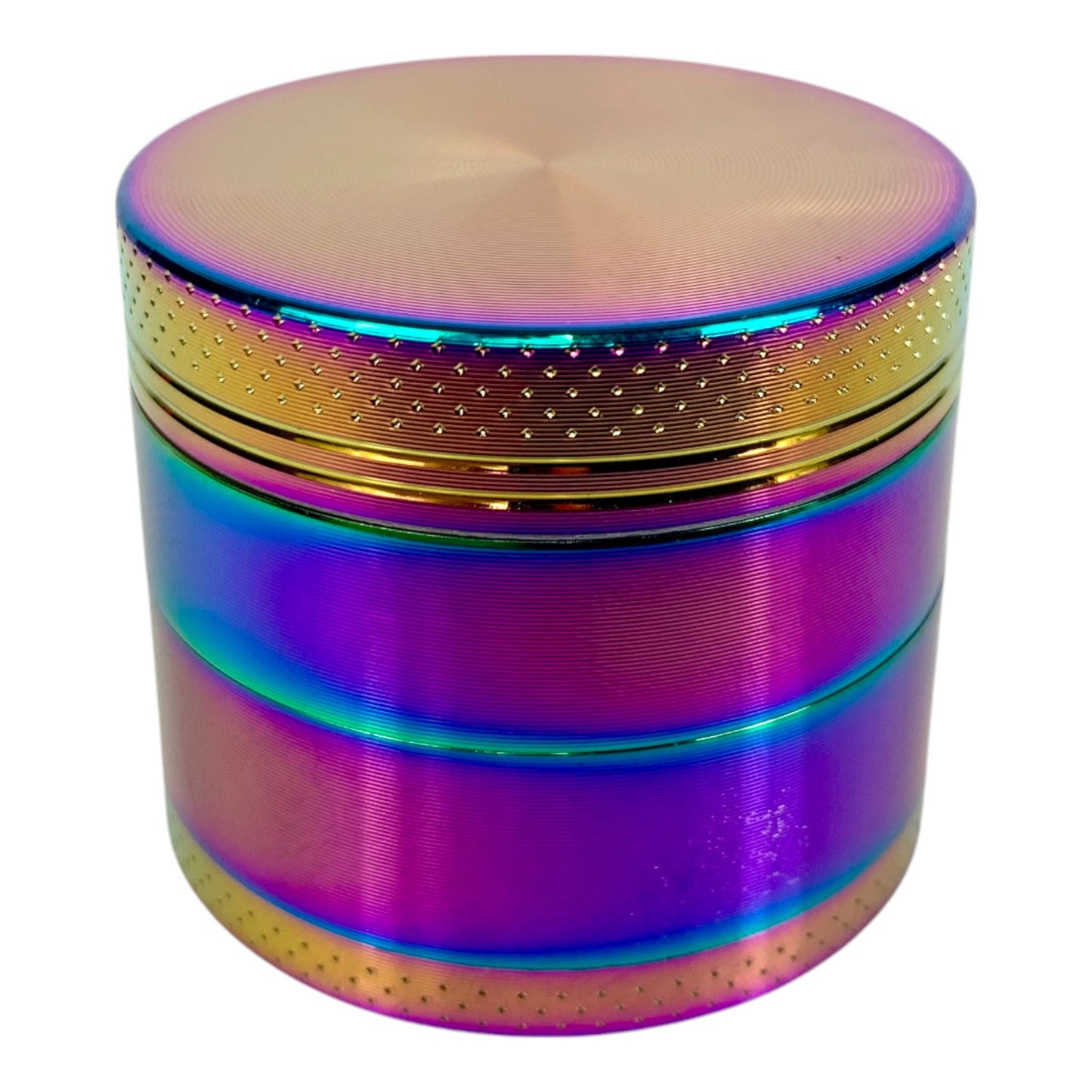 40mm Iridescent Rainbow Herb Grinder - The Bong Baron