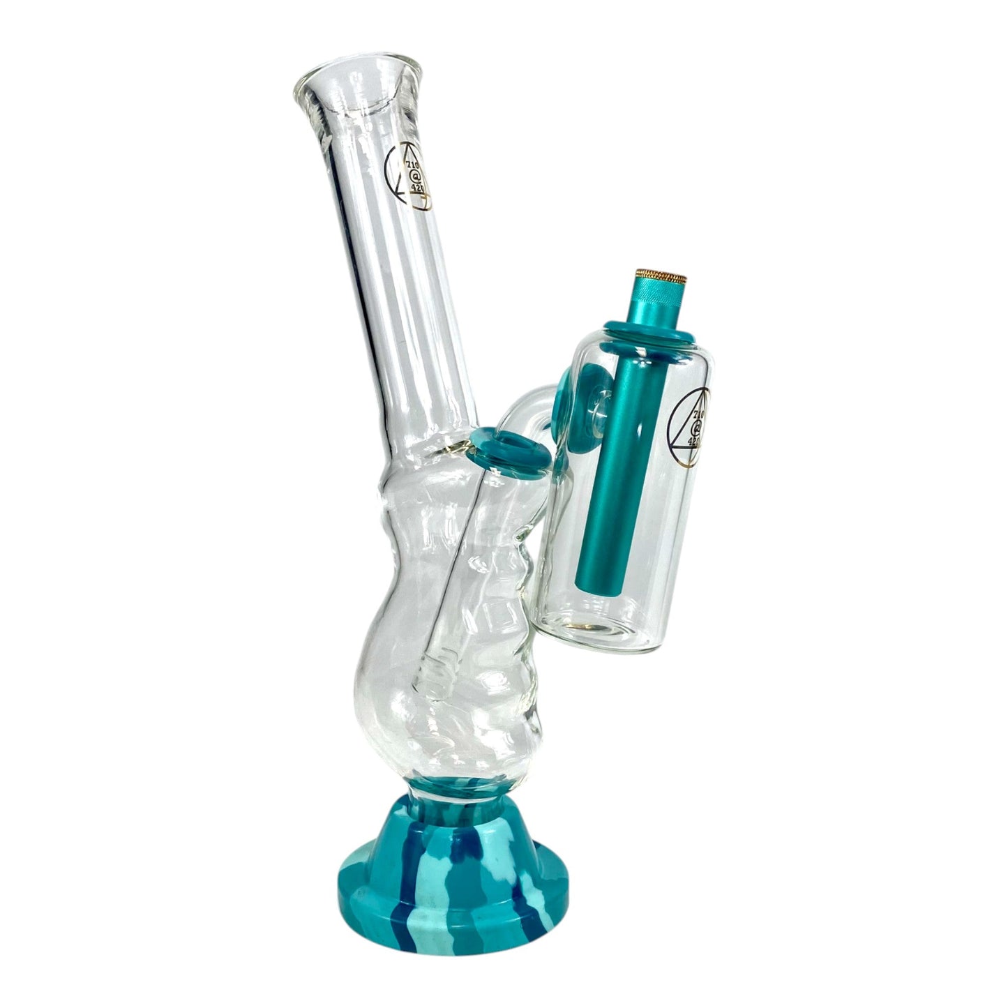 710@420 Artic Gripper Double Chamber Bong 32cm - The Bong Baron