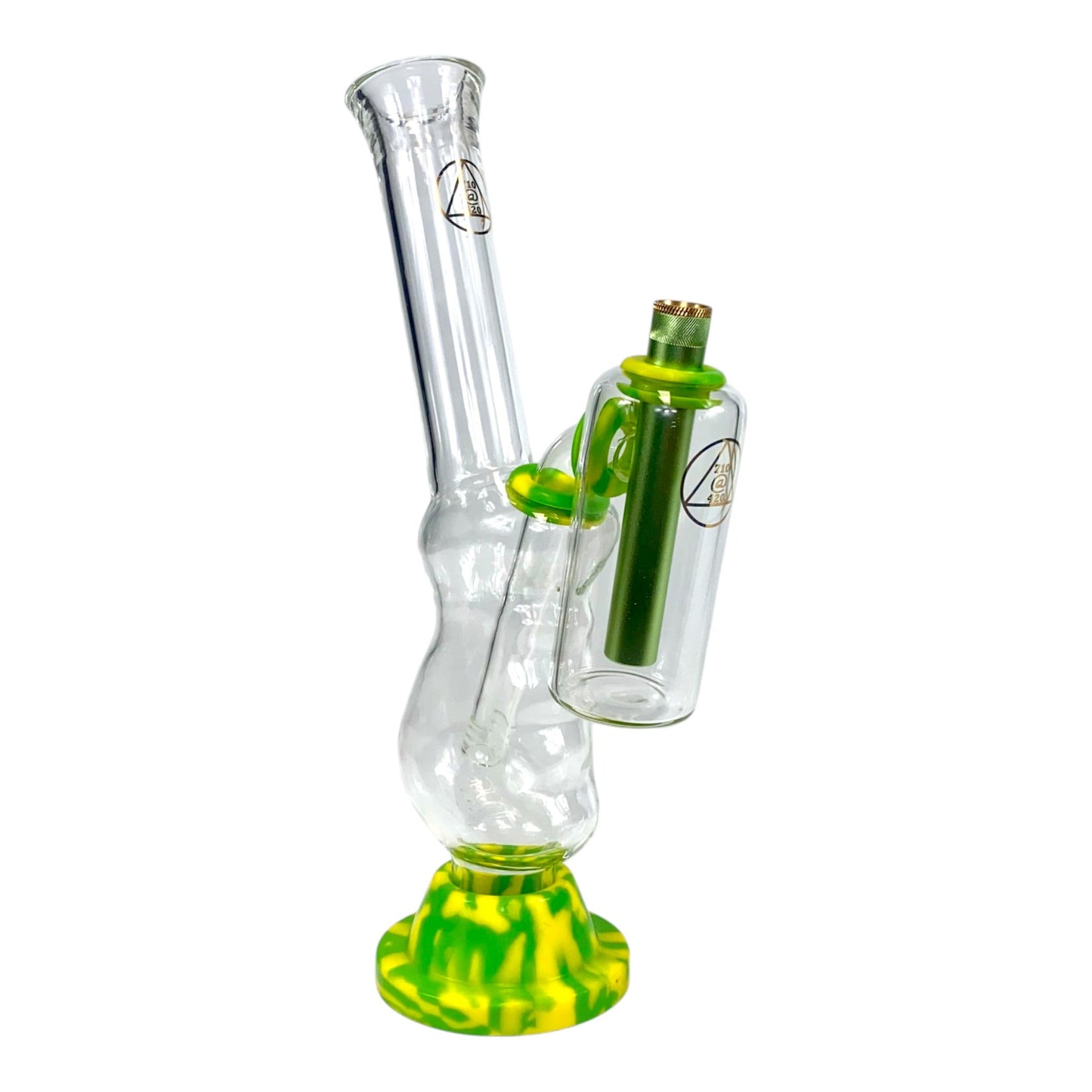 710@420 Oz Gripper Double Chamber Bong 32cm - The Bong Baron