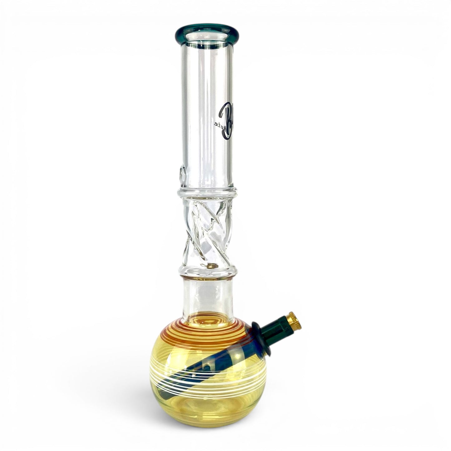 Billy Mate Fume Rise Bubble Bong Teal 29cm