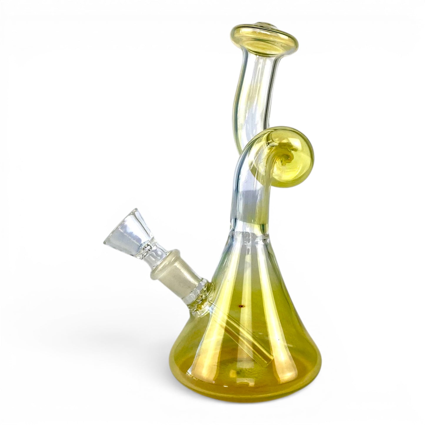 Gold Fumed Bell Bong 20cm