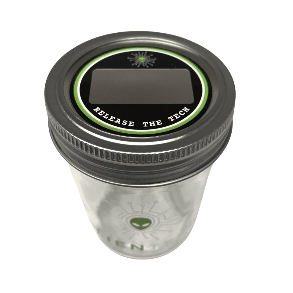 Alientech Glass Storage Jar - The Bong Baron