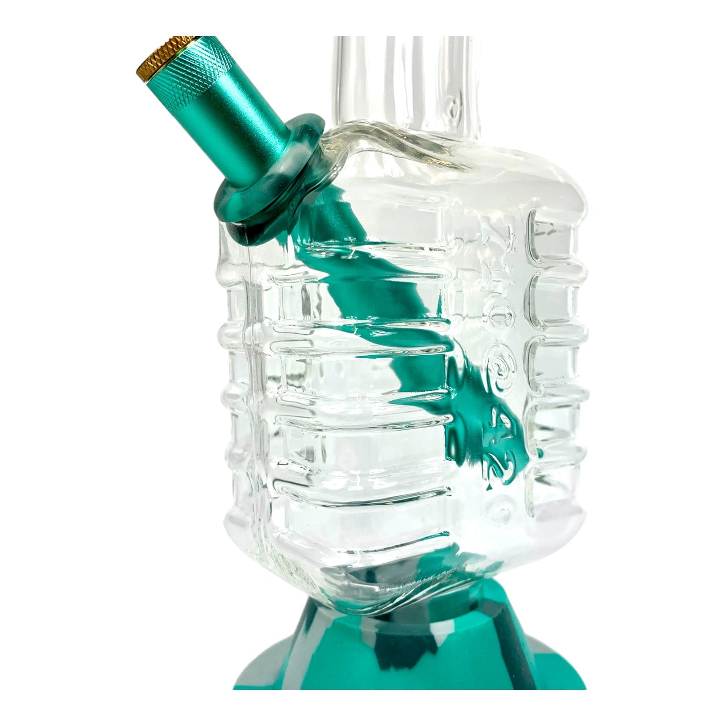 Arctic Microphone Glass Bong 28cm - The Bong Baron
