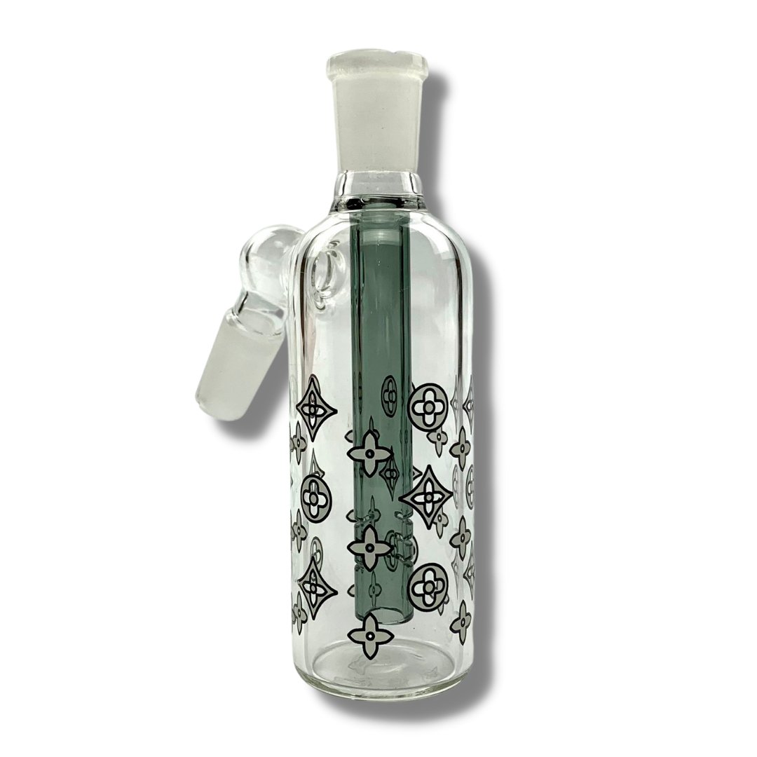 Ash Catcher Diffuser Downstem 14mm Angled Glow in the Dark - The Bong Baron