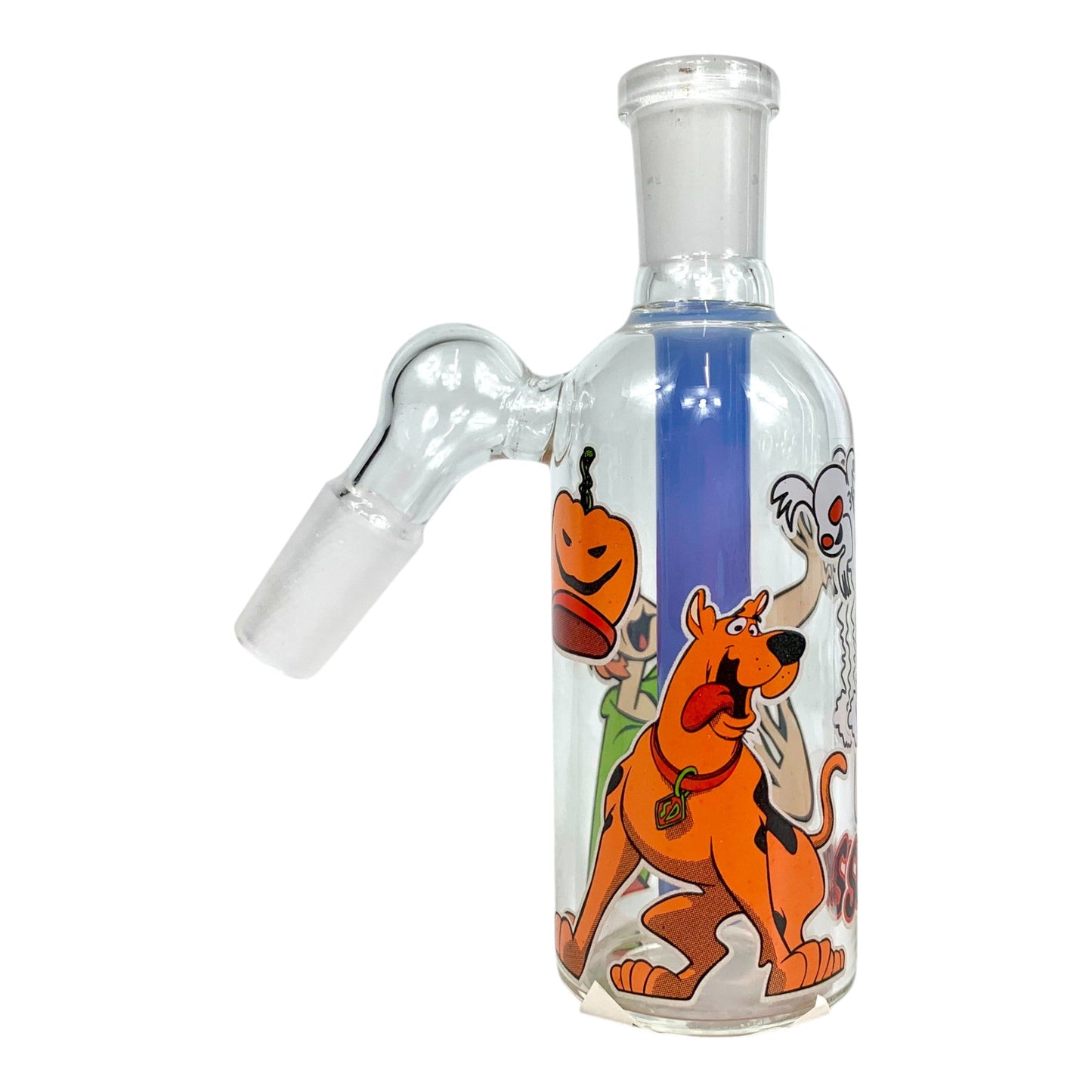 Ash Catcher Diffuser Downstem 14mm Angled Shaggy Design - The Bong Baron