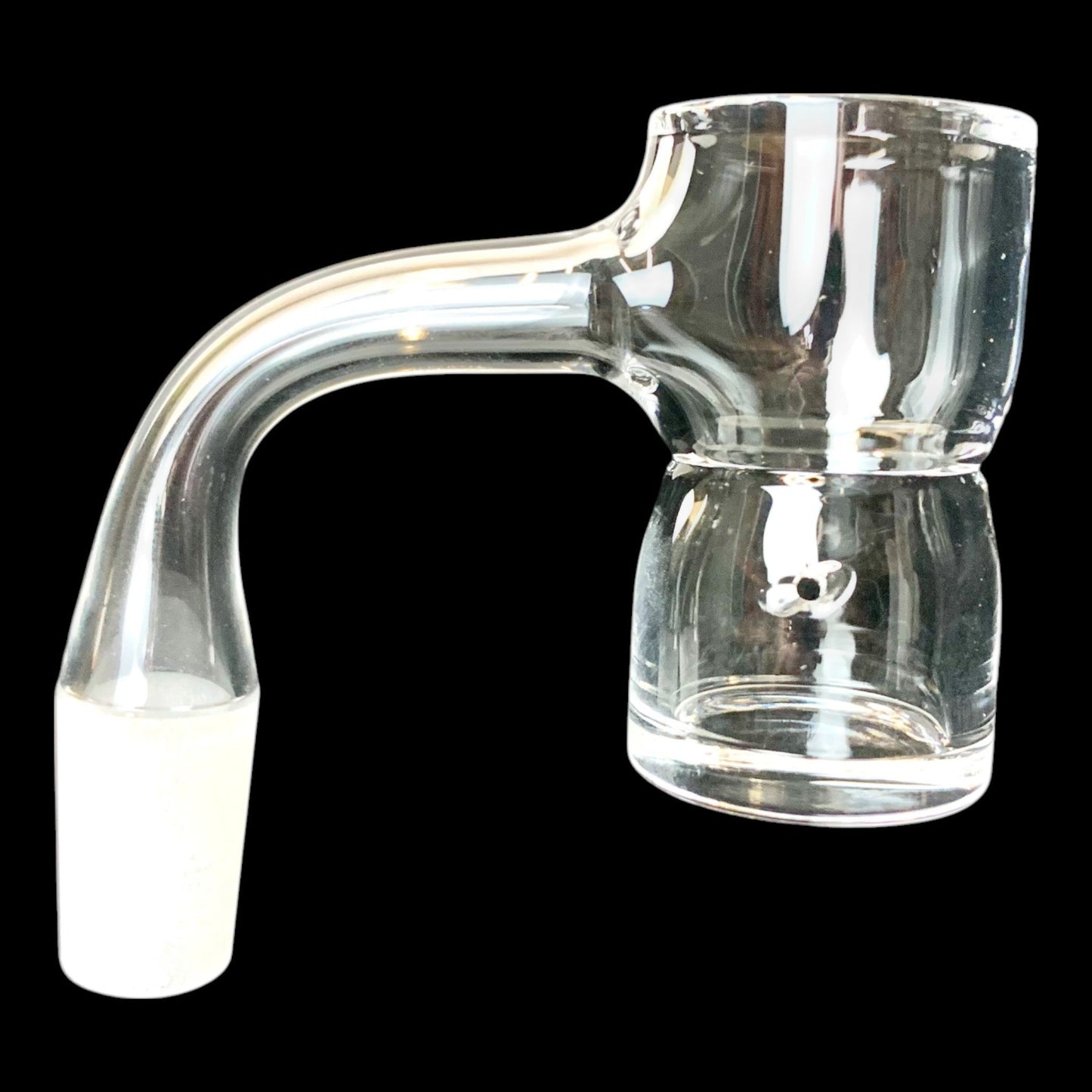 Auto Spinner Bevelled Splash Guard Quartz Banger 14mm - The Bong Baron