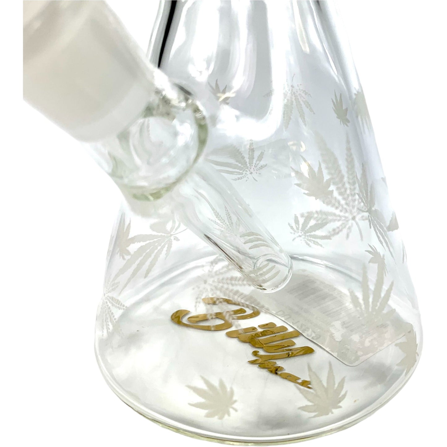 Billy Mate Beaker Bong 25cm Glow in Dark White - The Bong Baron