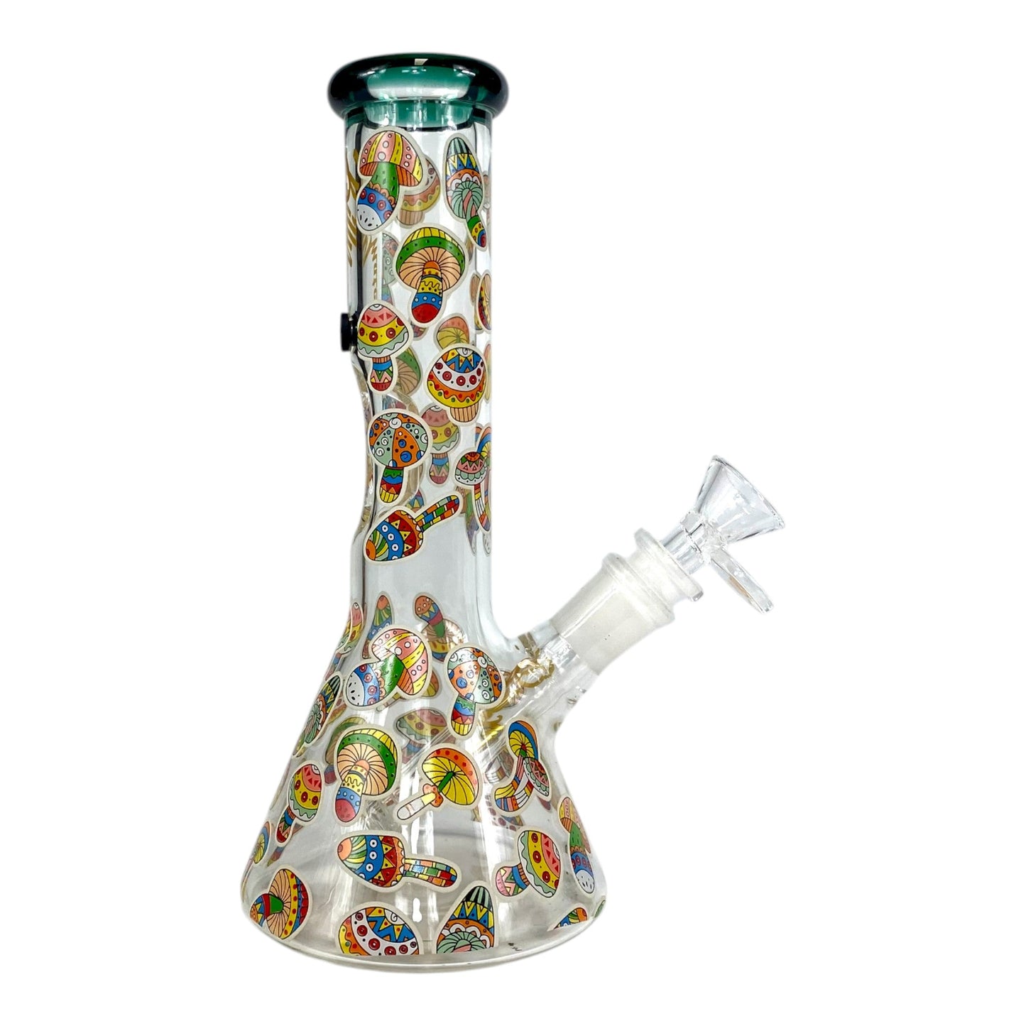 Billy Mate Mushroom Trip Beaker Bong Glow in the Dark 23cm - The Bong Baron