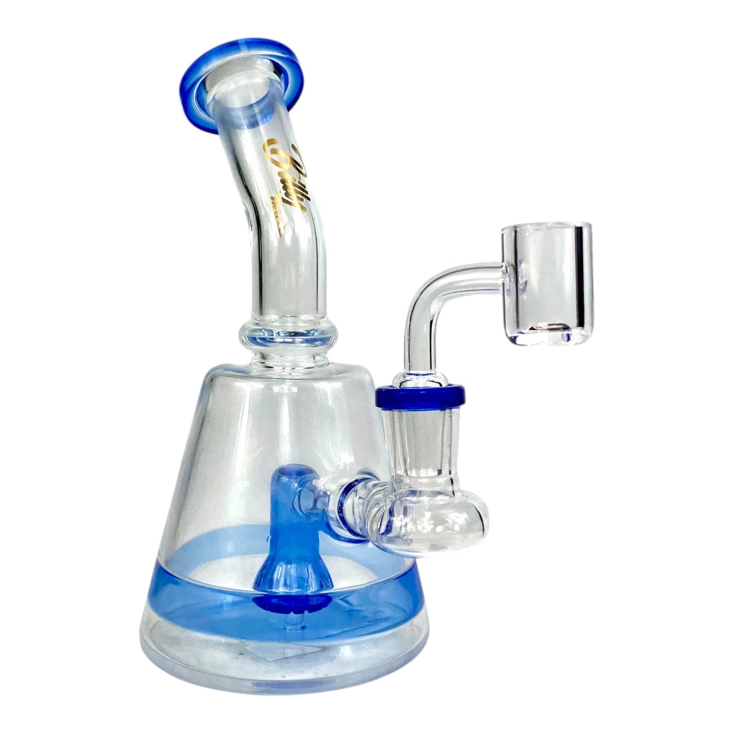 Billy Mate Percolated Mini Beaker Bong and Dab Rig 18cm - The Bong Baron