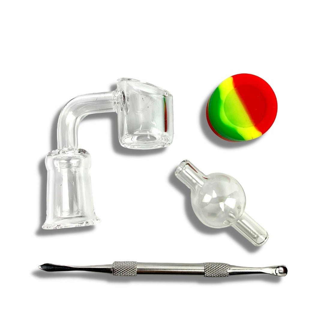 Billy Mate Quartz Banger with Directional Carb Cap 14mm Female set - The Bong Baron