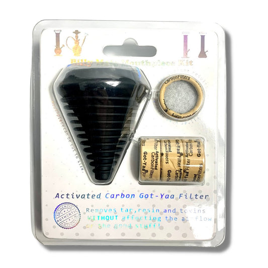 Billy Mate Silicone Mouthpiece Filter Kit Black - The Bong Baron