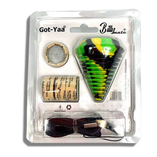 Billy Mate Silicone Mouthpiece Filter Kit – Green Camo - The Bong Baron
