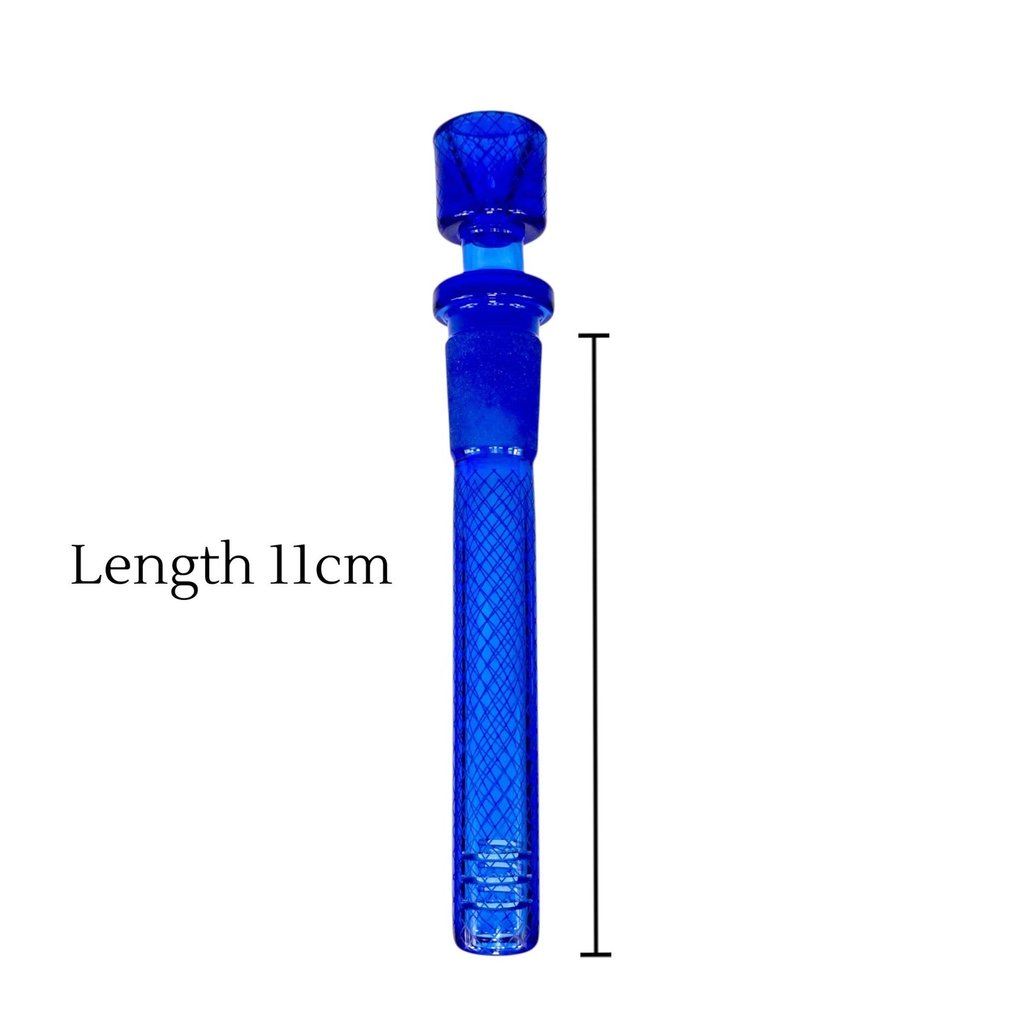 Blue Hose Glass Downstem 18/14mm 11cm - The Bong Baron