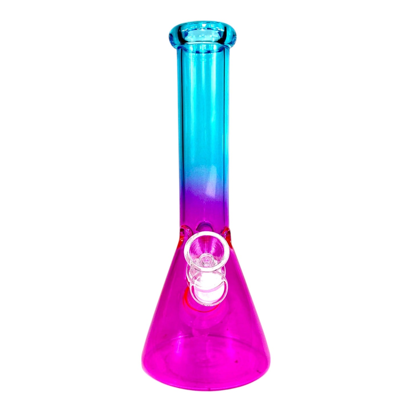 Bubblegum Skies Beaker Bong 25cm Blue Pink - The Bong Baron