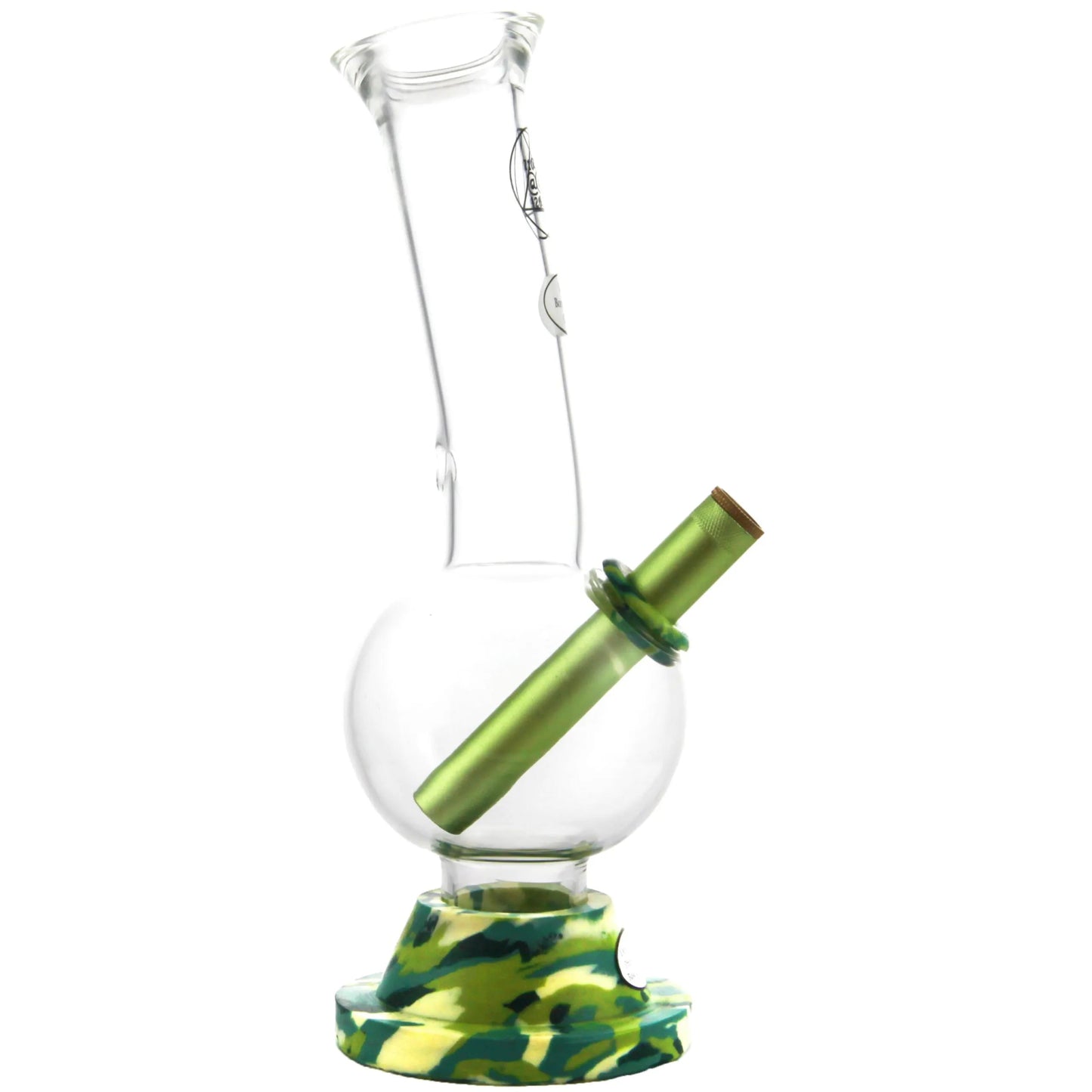 Camo Bubble Butt Bong 25cm - The Bong Baron