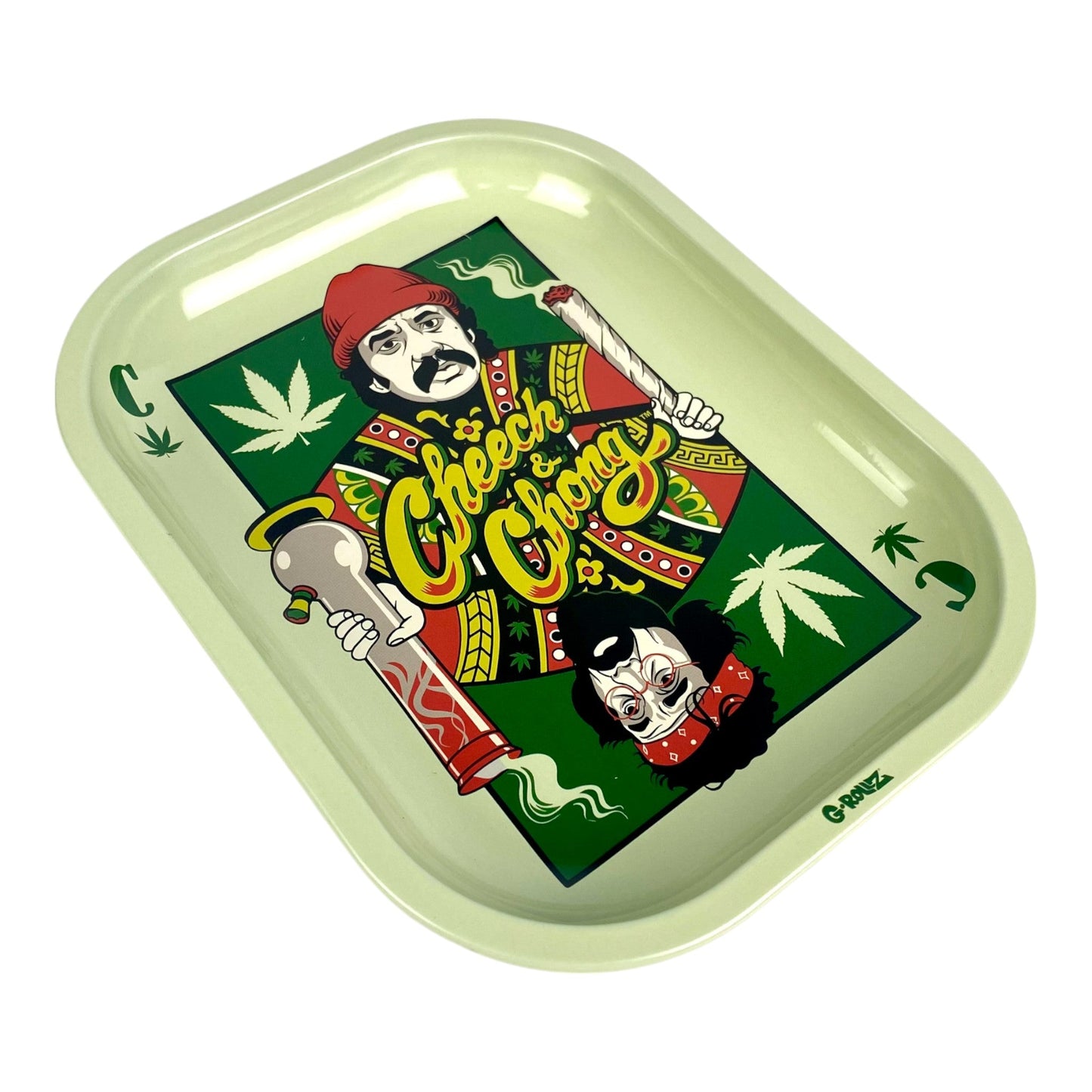 Cheech and Chong G - Rollz Playing Card Rolling Tray - The Bong Baron