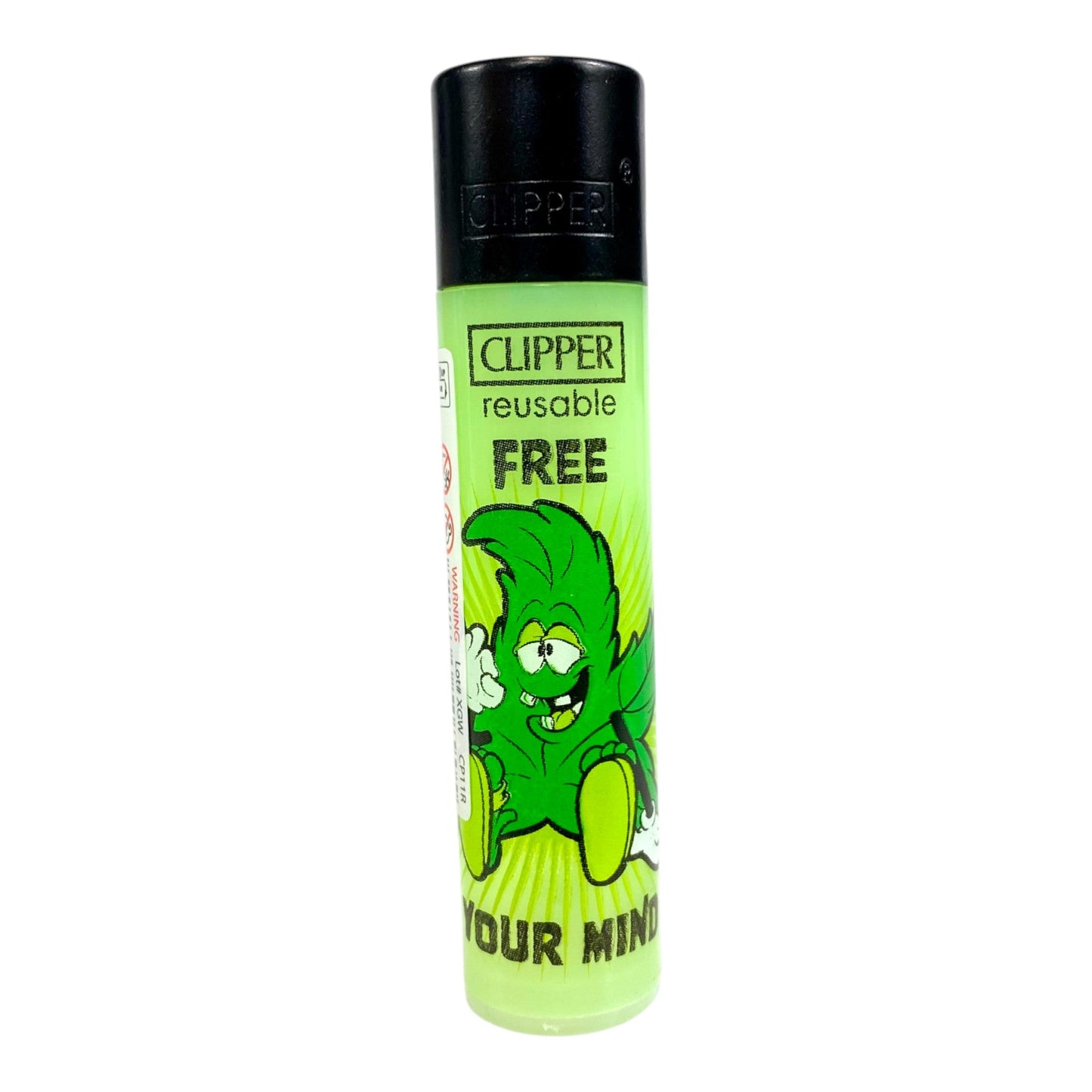 Clipper Cannabis Lighters Large - The Bong Baron