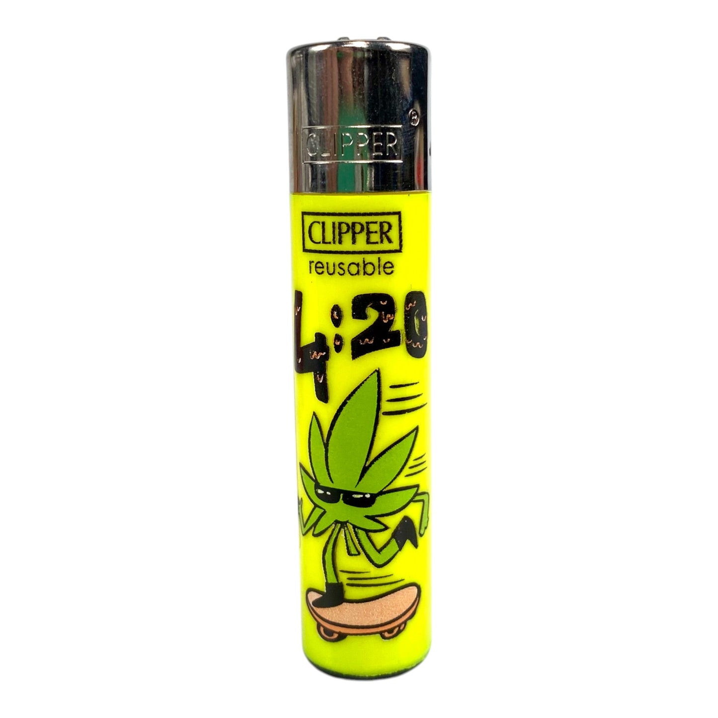 Clipper Skater Cannabis Lighters Large - The Bong Baron