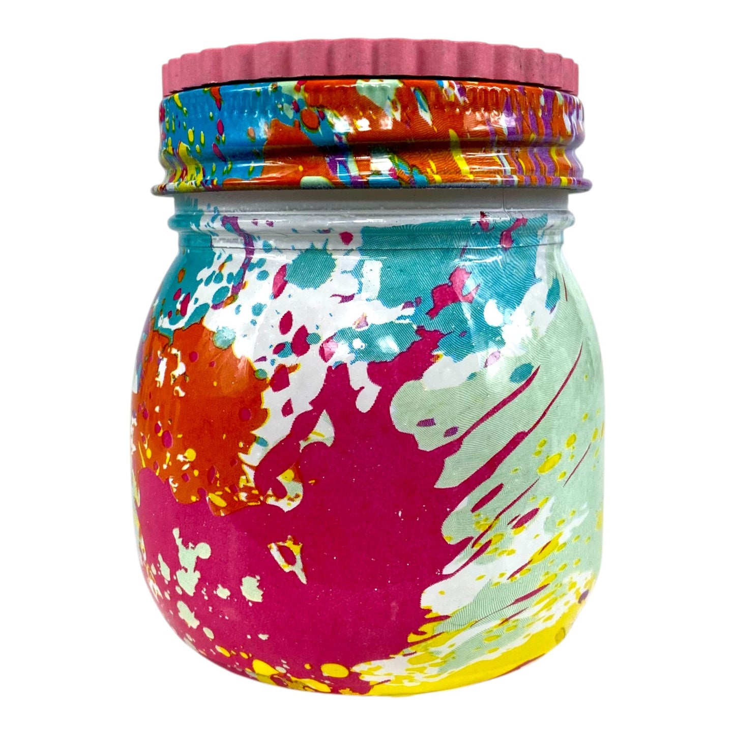 Colour Splash Stash Jar and Herb Grinder - The Bong Baron