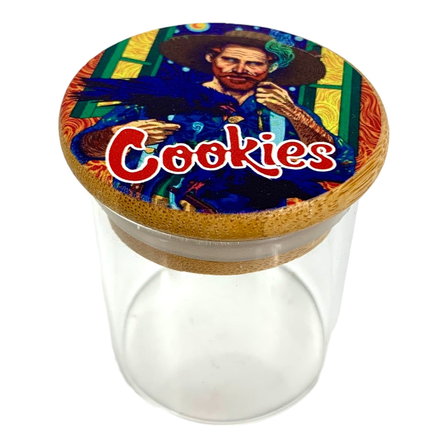 Cookies Glass Storage Jar 7cm - The Bong Baron