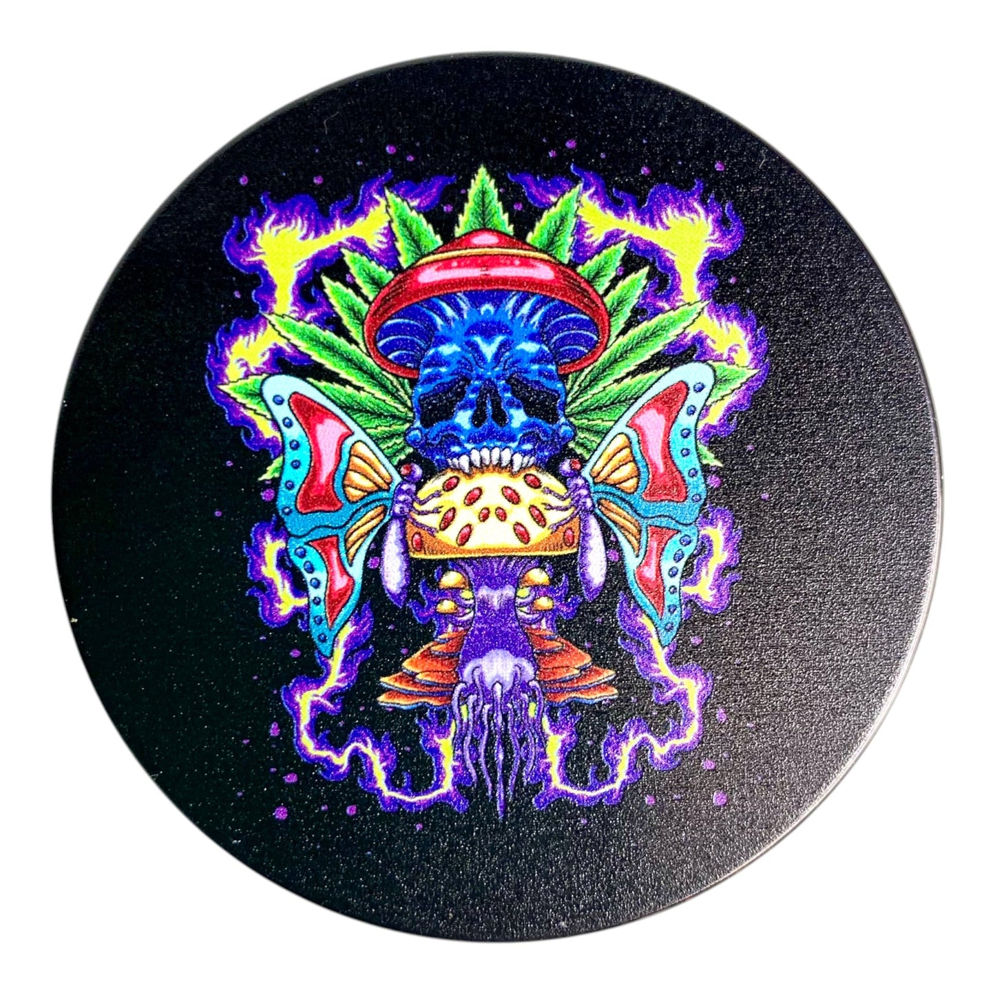 Crushers Herbivore Herb Grinder 63mm 4 Piece - The Bong Baron
