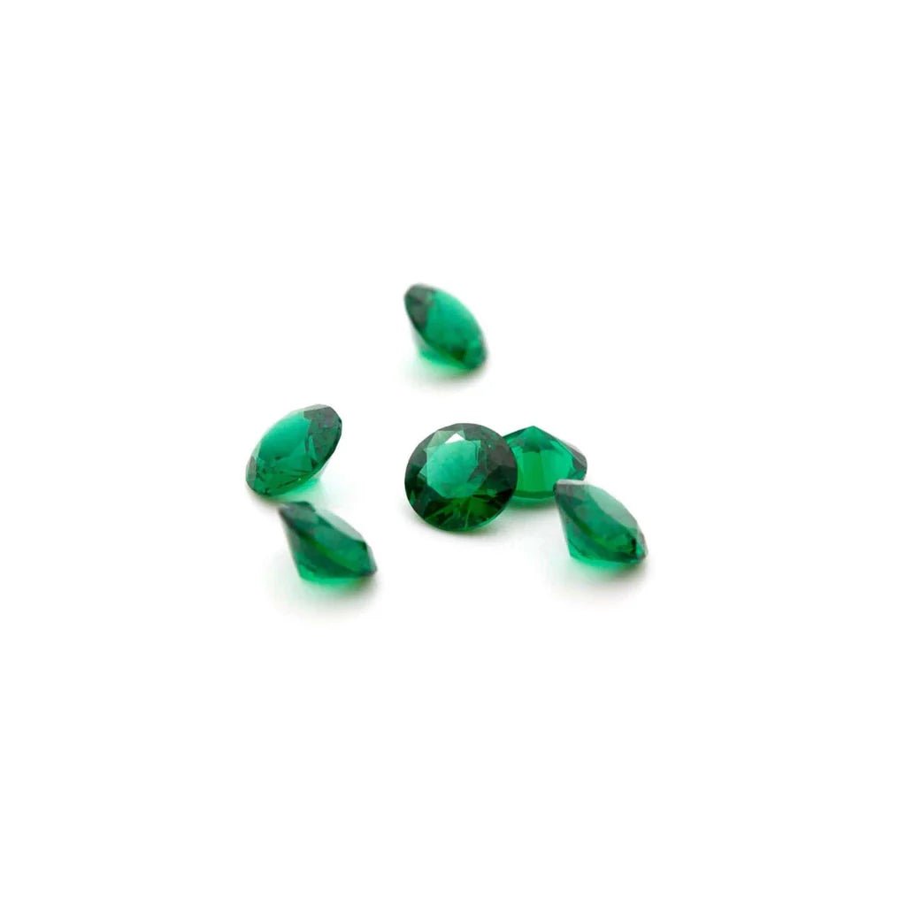 Diamond Cut Emerald Insert 10mm - The Bong Baron