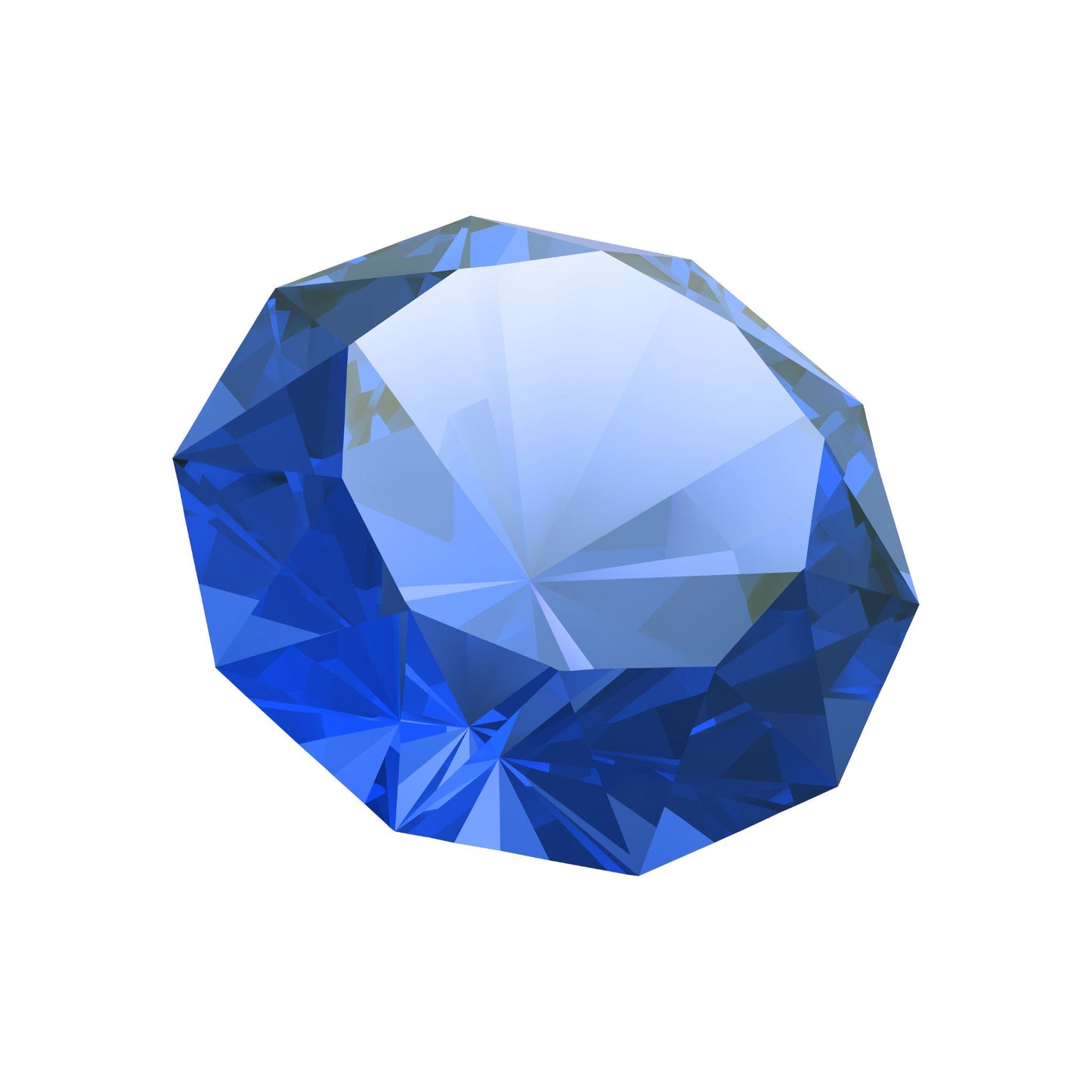 Diamond Cut Sapphire Insert 10mm - The Bong Baron