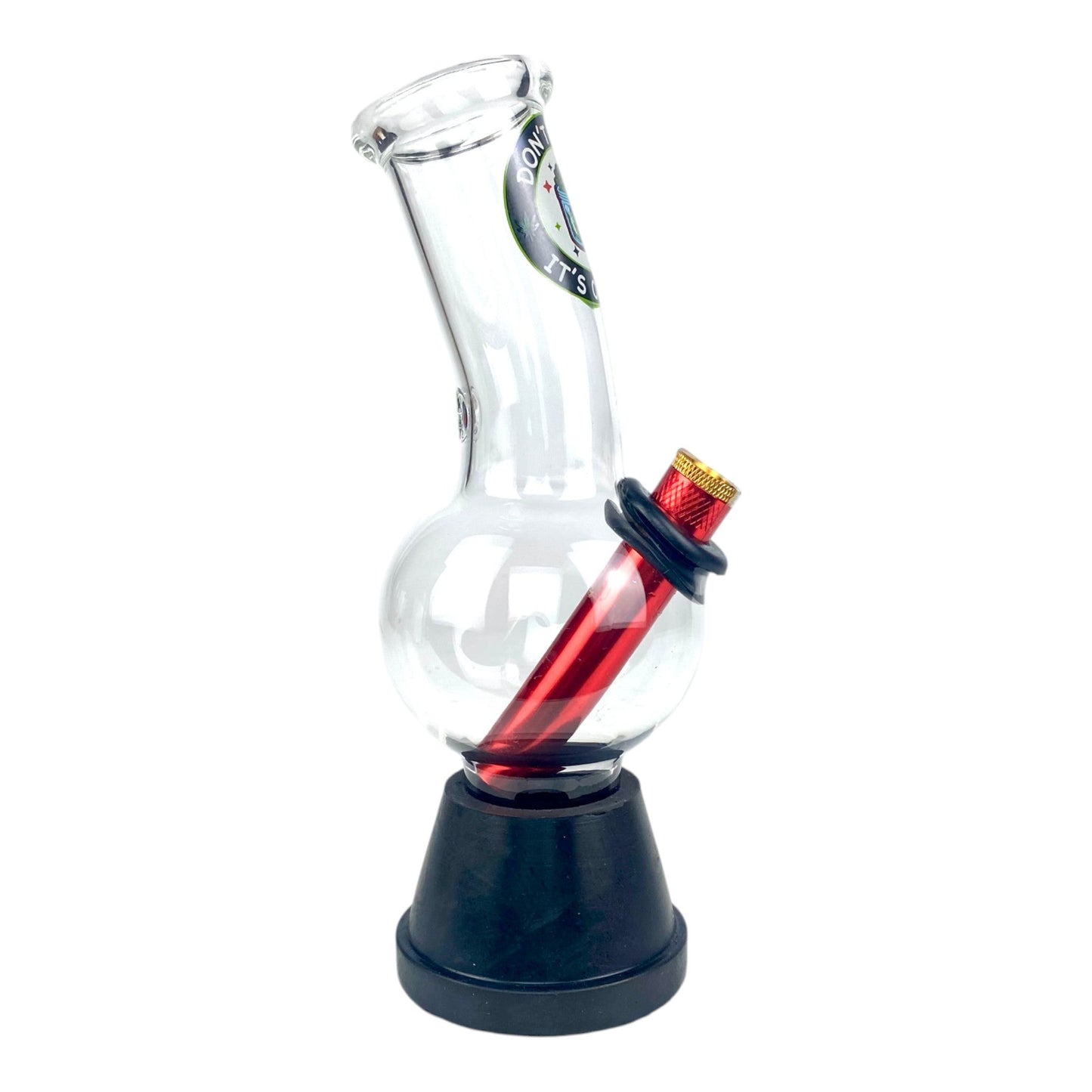 Don't Panic it's Organic Bubble Bong 18cm - The Bong Baron