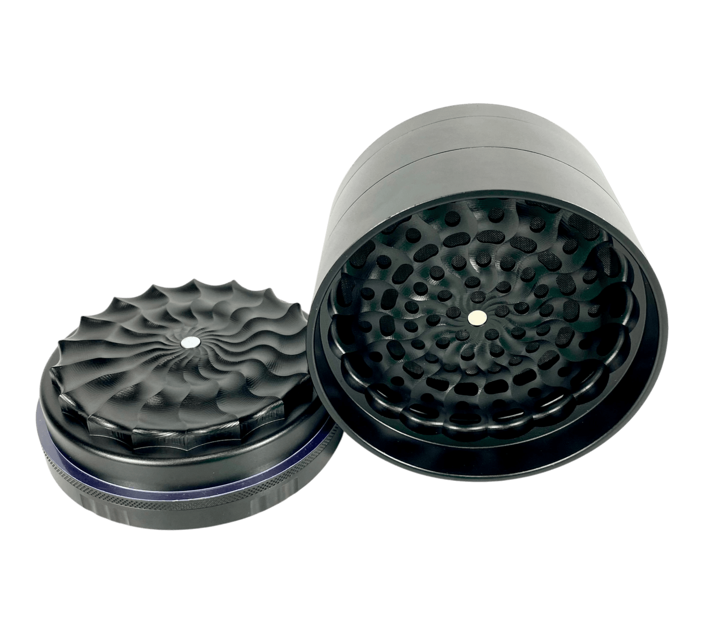 Elite Petal Tooth Grinder 100mm Gold - The Bong Baron