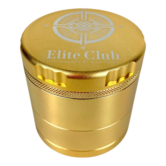 Elite Petal Tooth Grinder 63mm Gold - The Bong Baron