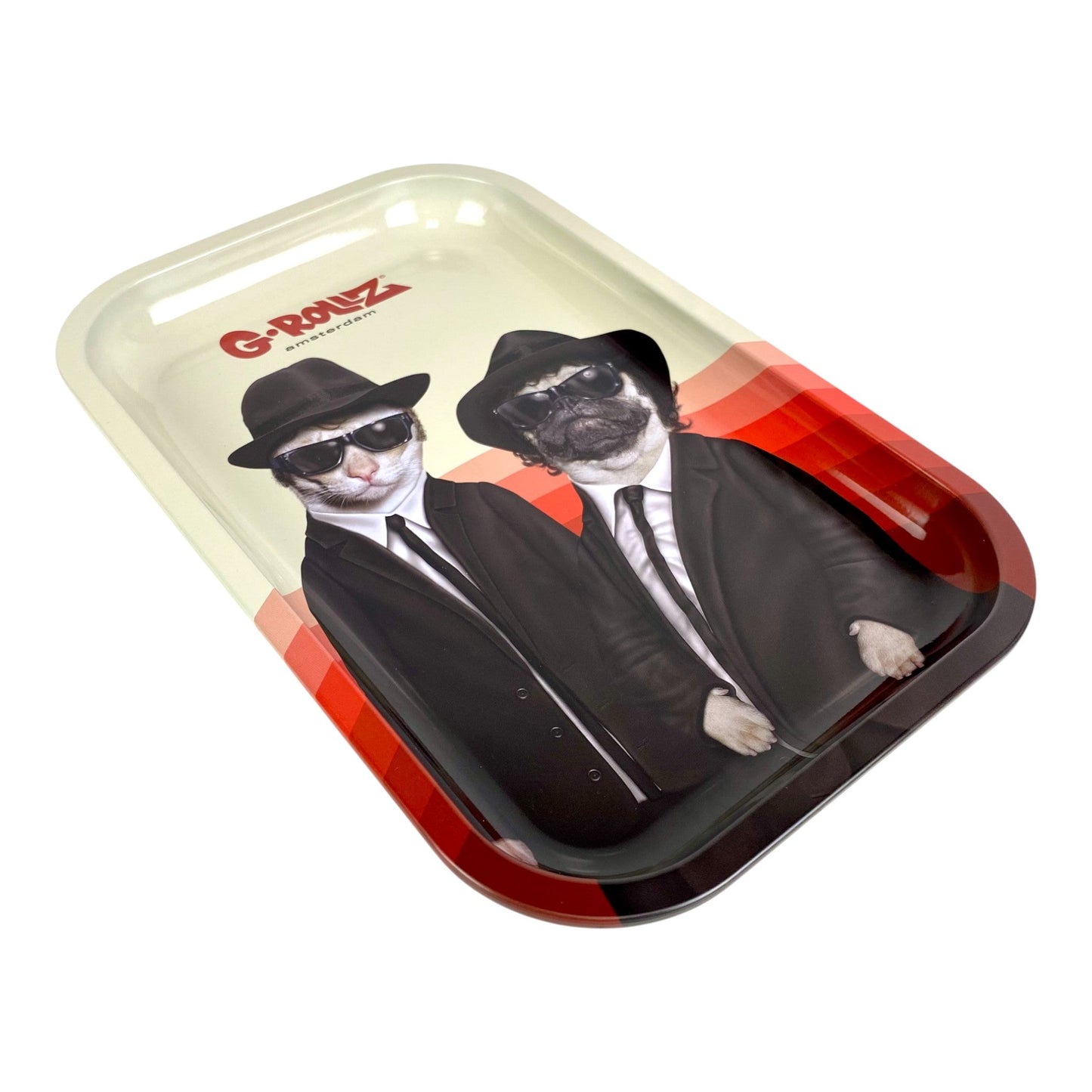 G Rollz Blazed Brothers Large Rolling Tray 27 x 17cm - The Bong Baron