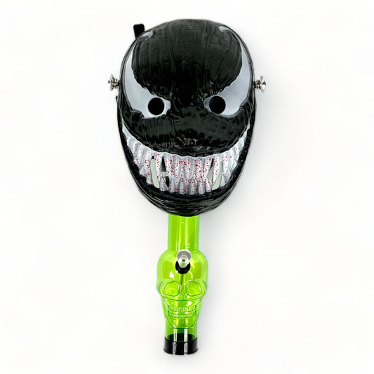 Gas Mask Bong Venom Green - The Bong Baron