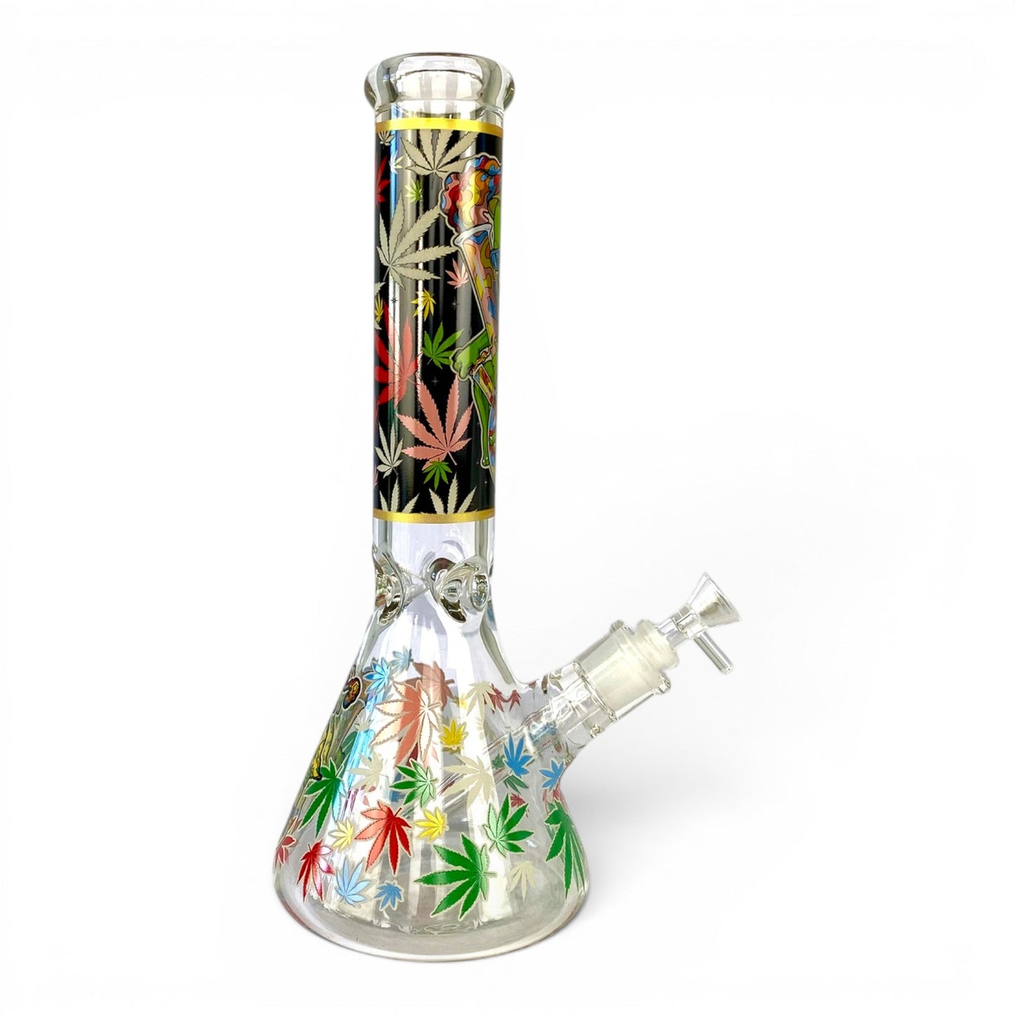 Glow in the Dark Alien Bong Ryder 7mm Beaker 35cm - The Bong Baron