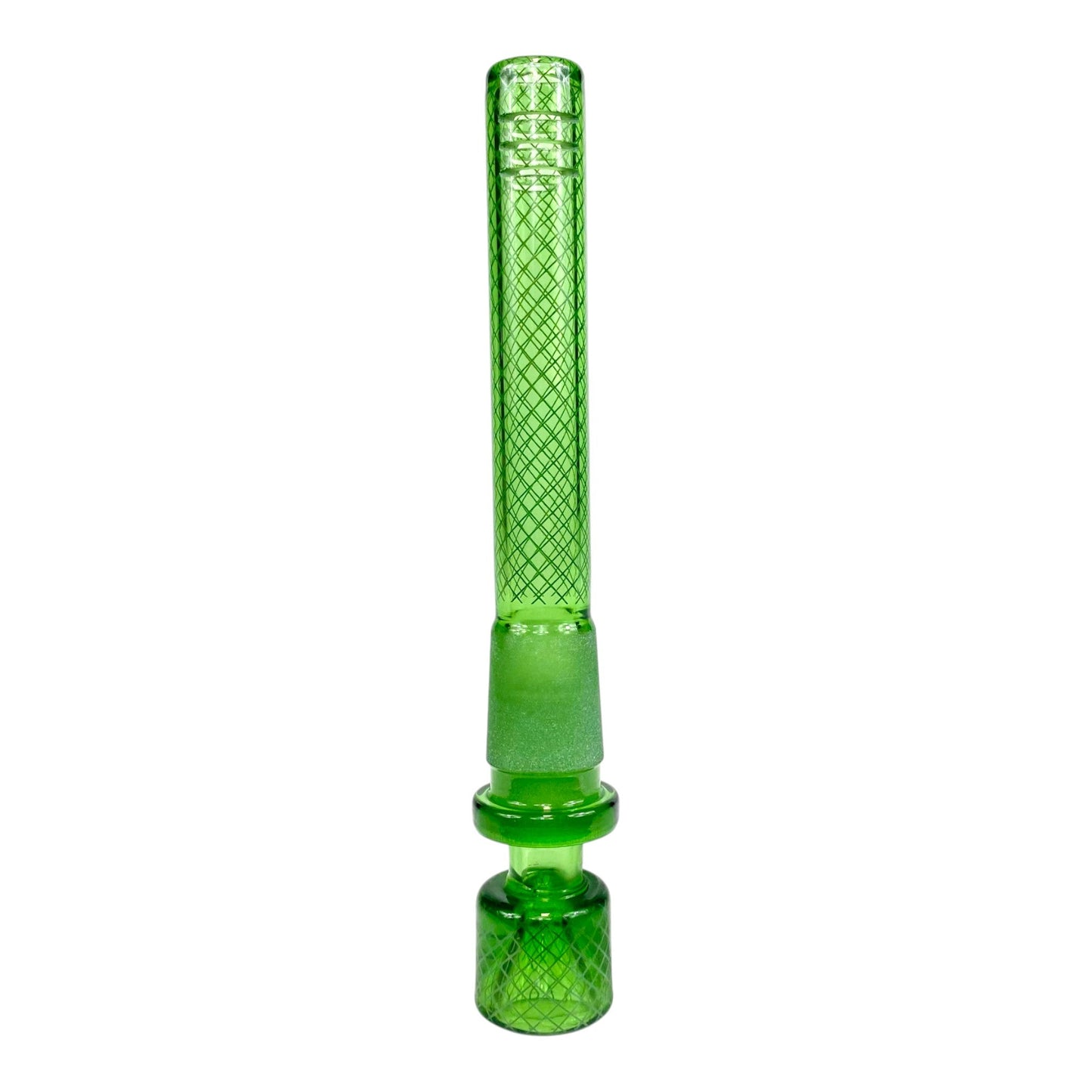 Green Hose Glass Downstem 18/14mm – 11cm - The Bong Baron