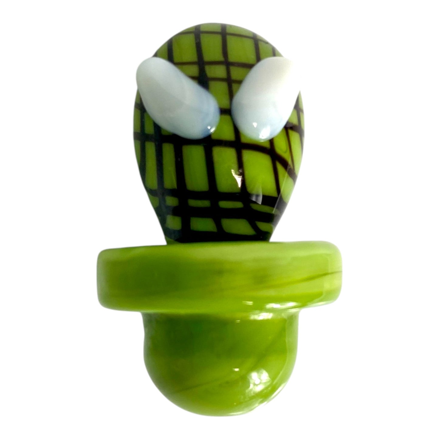 Green Spidey Carb Cap - The Bong Baron