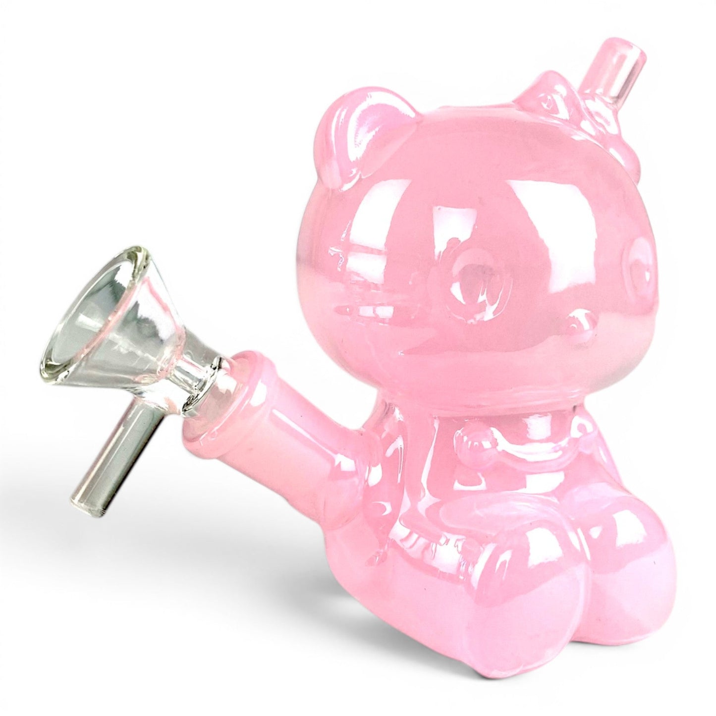 Hello Kitty Mini Bong Milky Pink 11cm - The Bong Baron