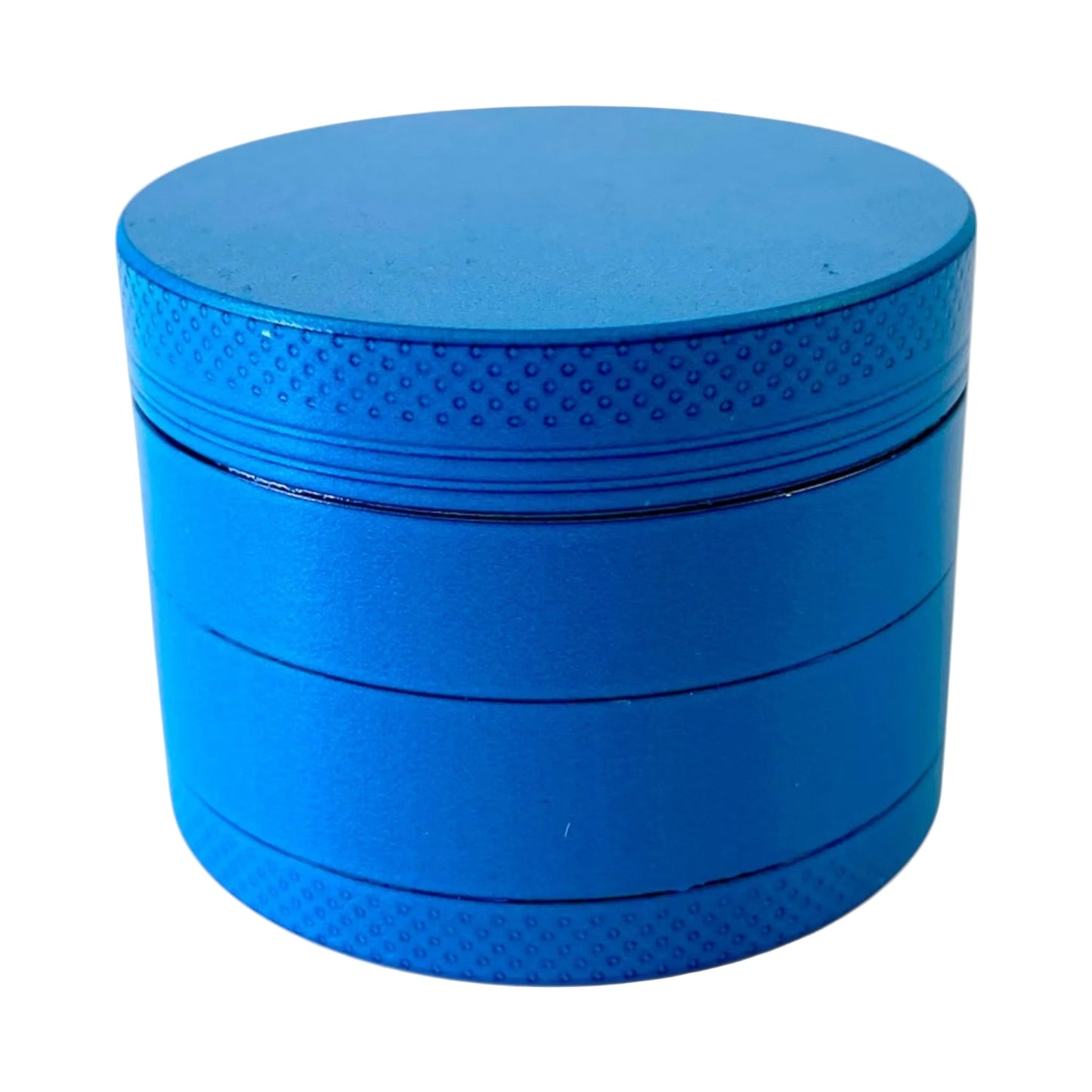 Herb Grinder Blue 50mm 4 - Piece - The Bong Baron