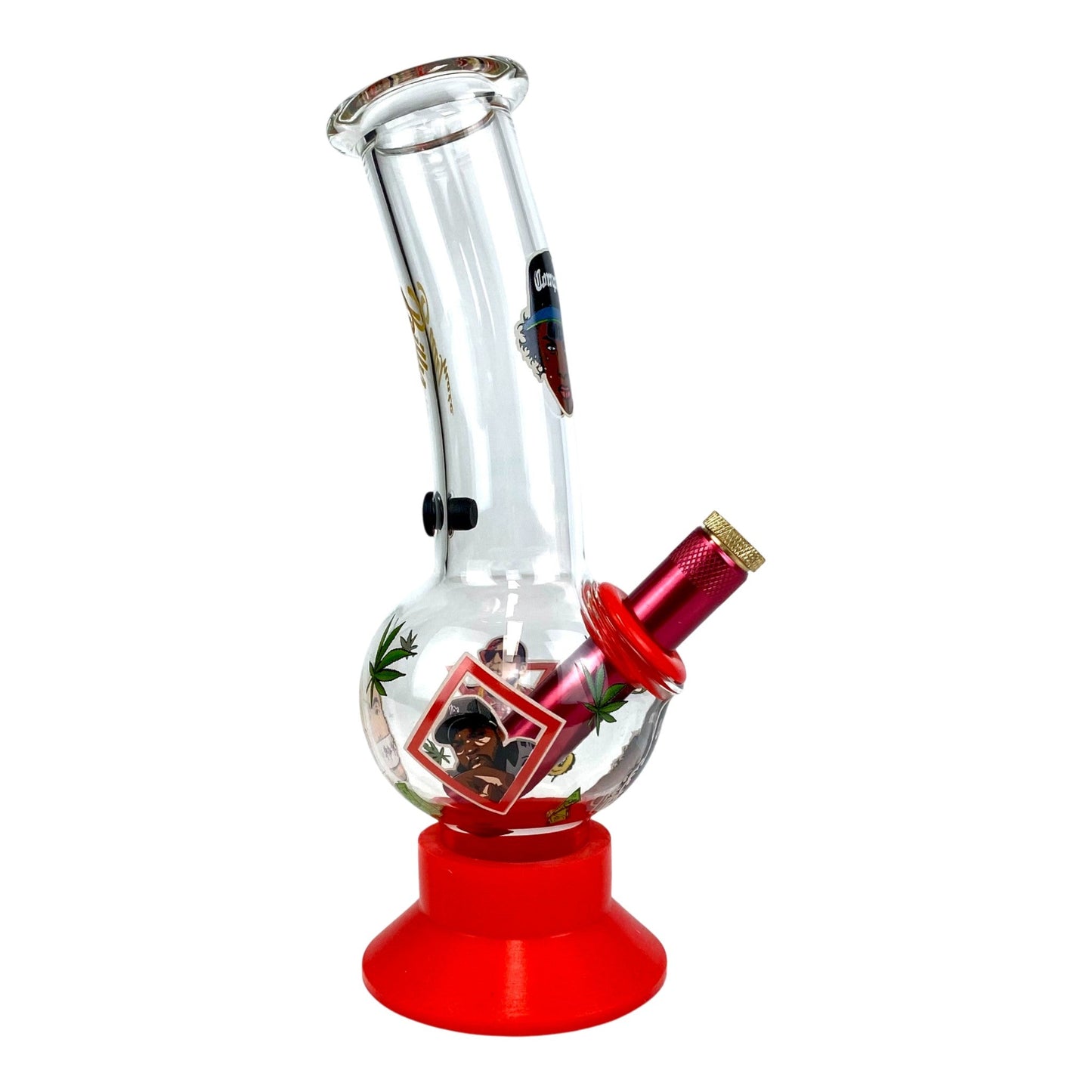 Hip Hop Legends Glass Bubble Bong 20cm - The Bong Baron