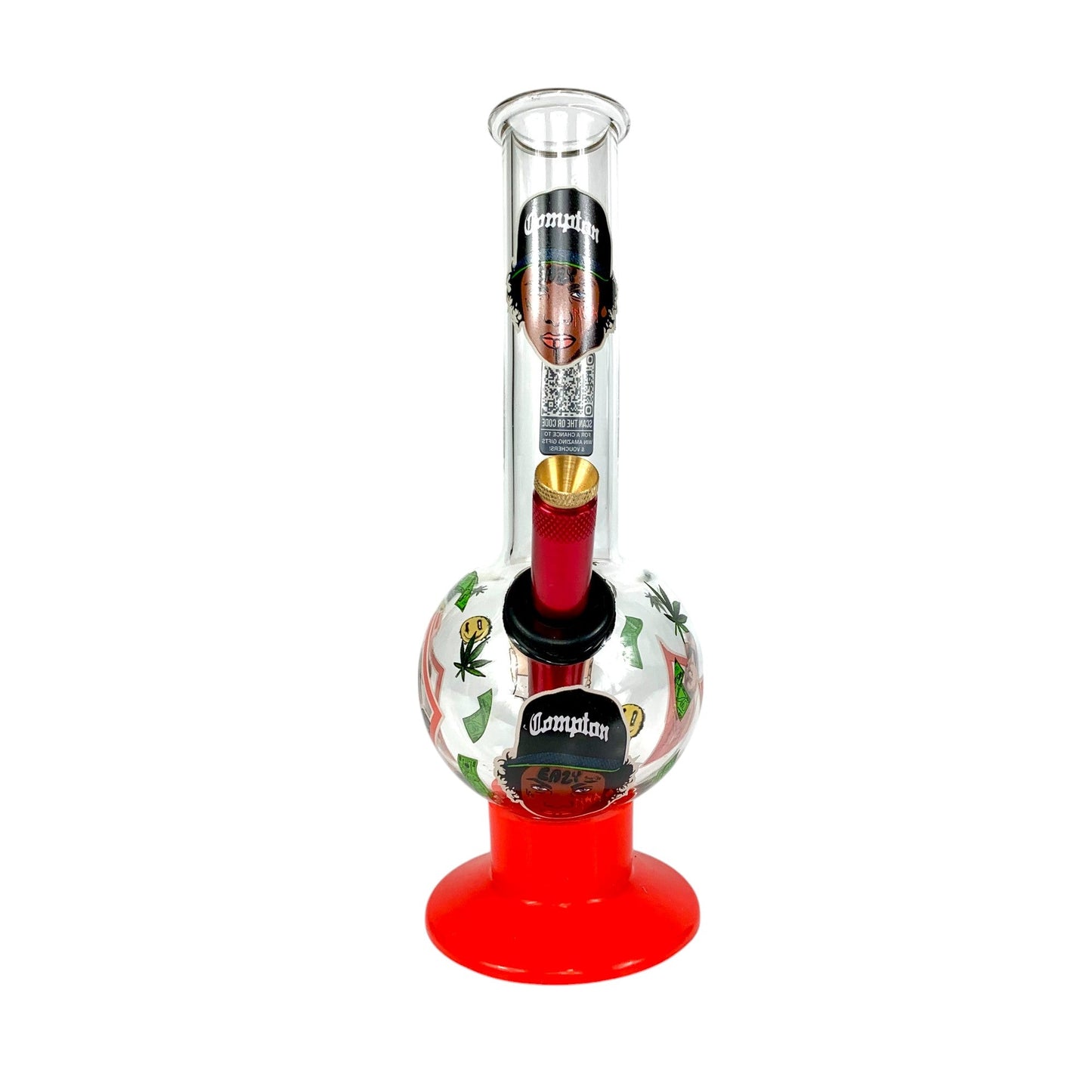 Hip Hop Legends Glass Bubble Bong 25cm - The Bong Baron