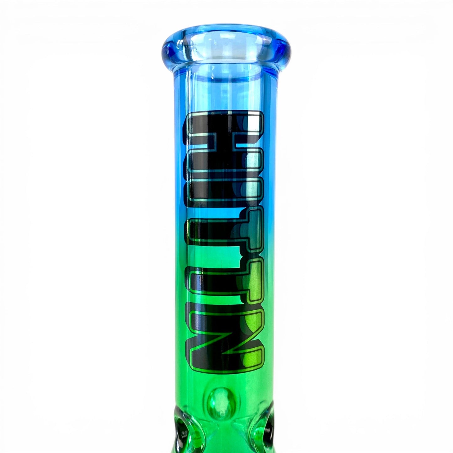 Hittn Blue Fade Beaker Bong 25cm - The Bong Baron