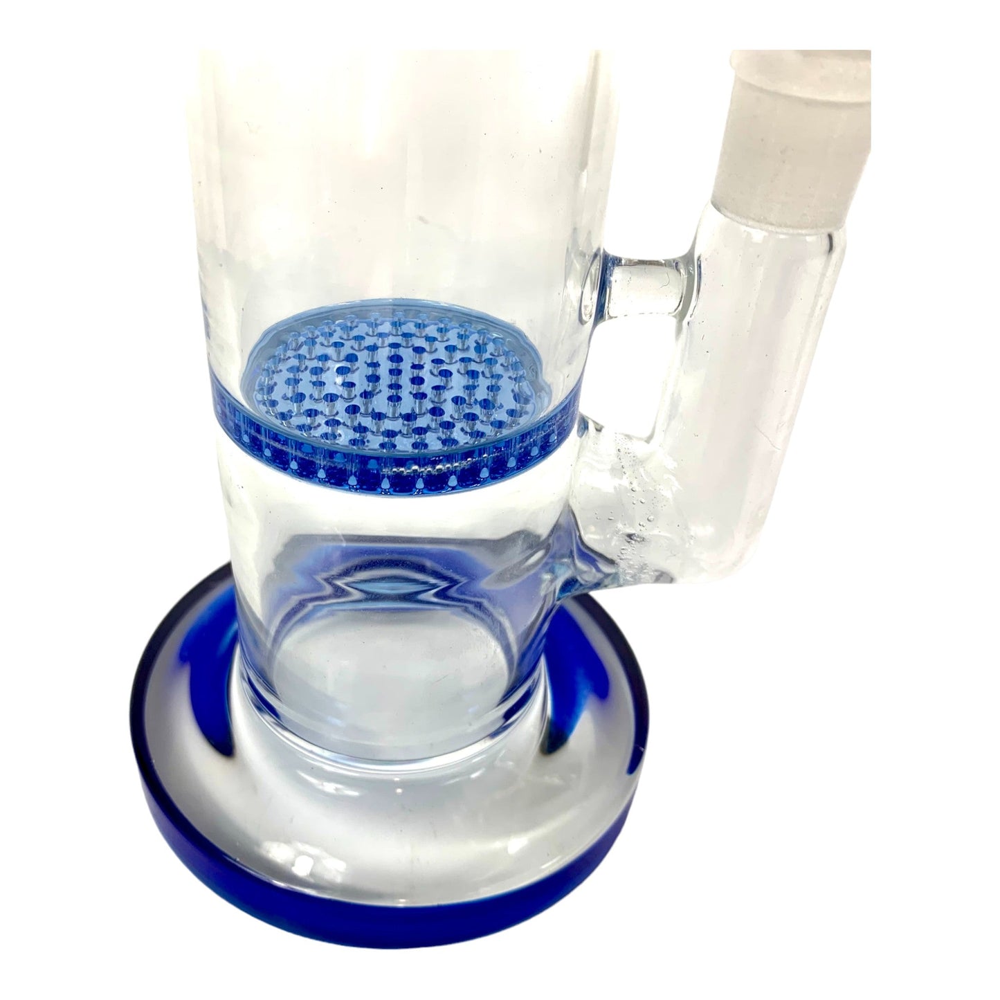 Honeycomb Percolator Bong 26cm Blue - The Bong Baron