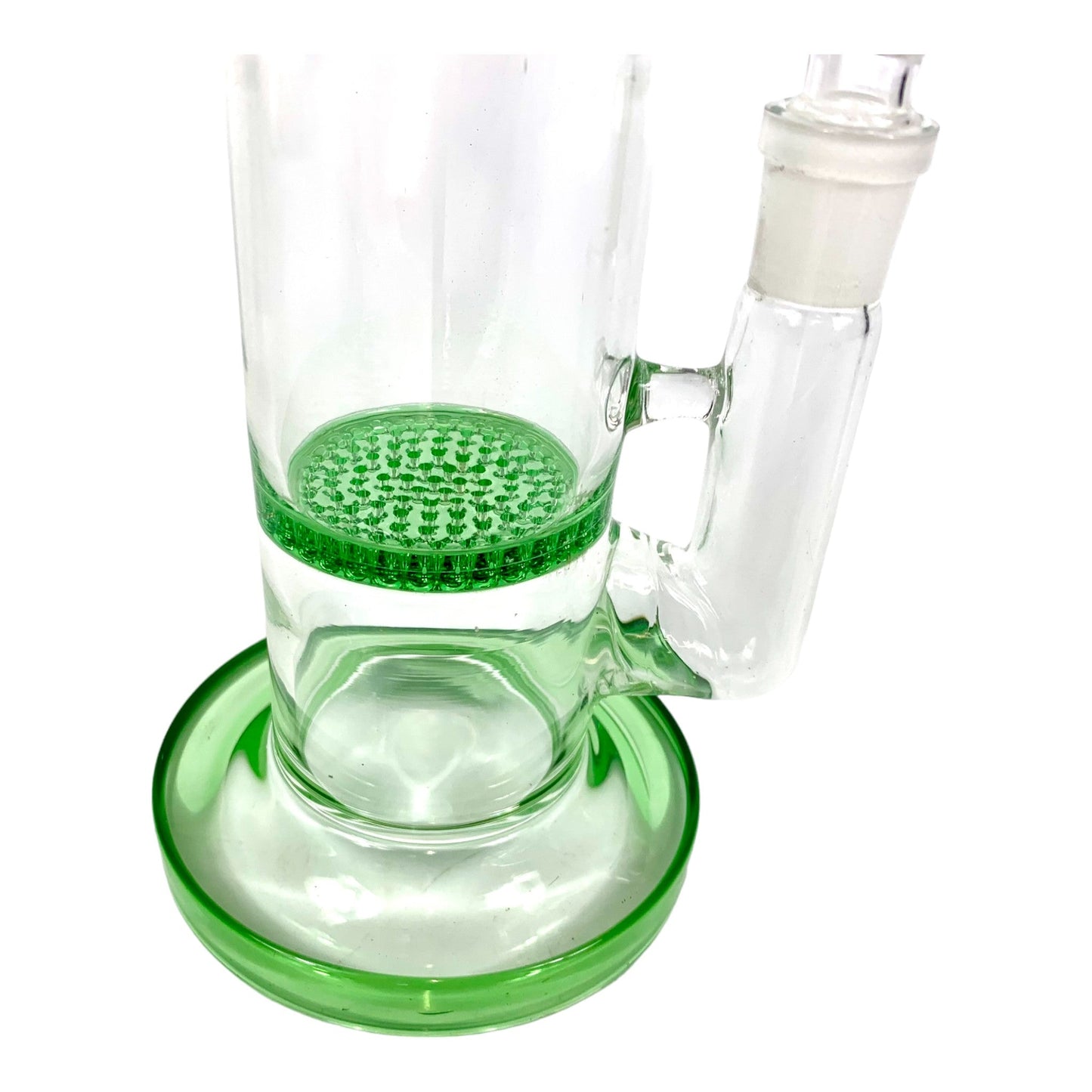 Honeycomb Percolator Bong 26cm Green - The Bong Baron