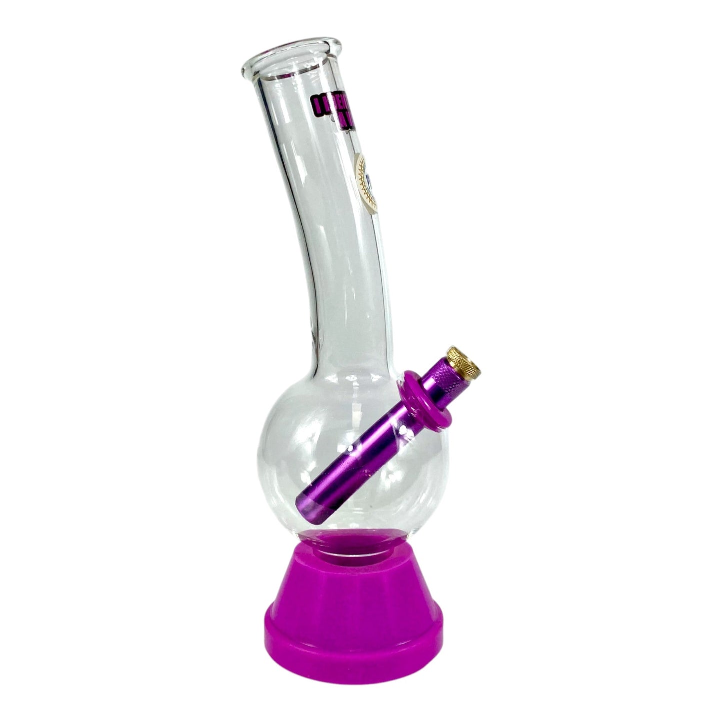 I Identify As A Vase Bubble Bong 25cm Purple - The Bong Baron