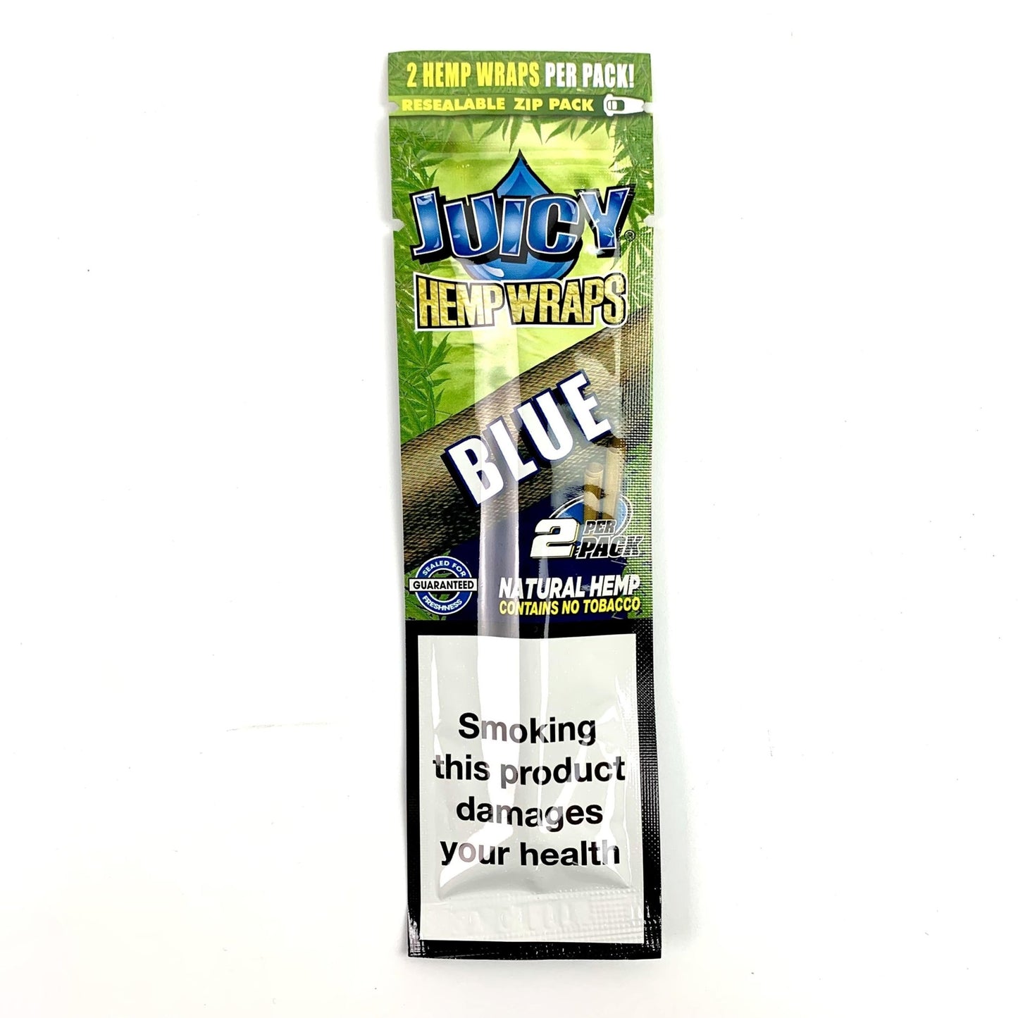 Juicy Jay Hemp Wraps Blue 2pk - The Bong Baron