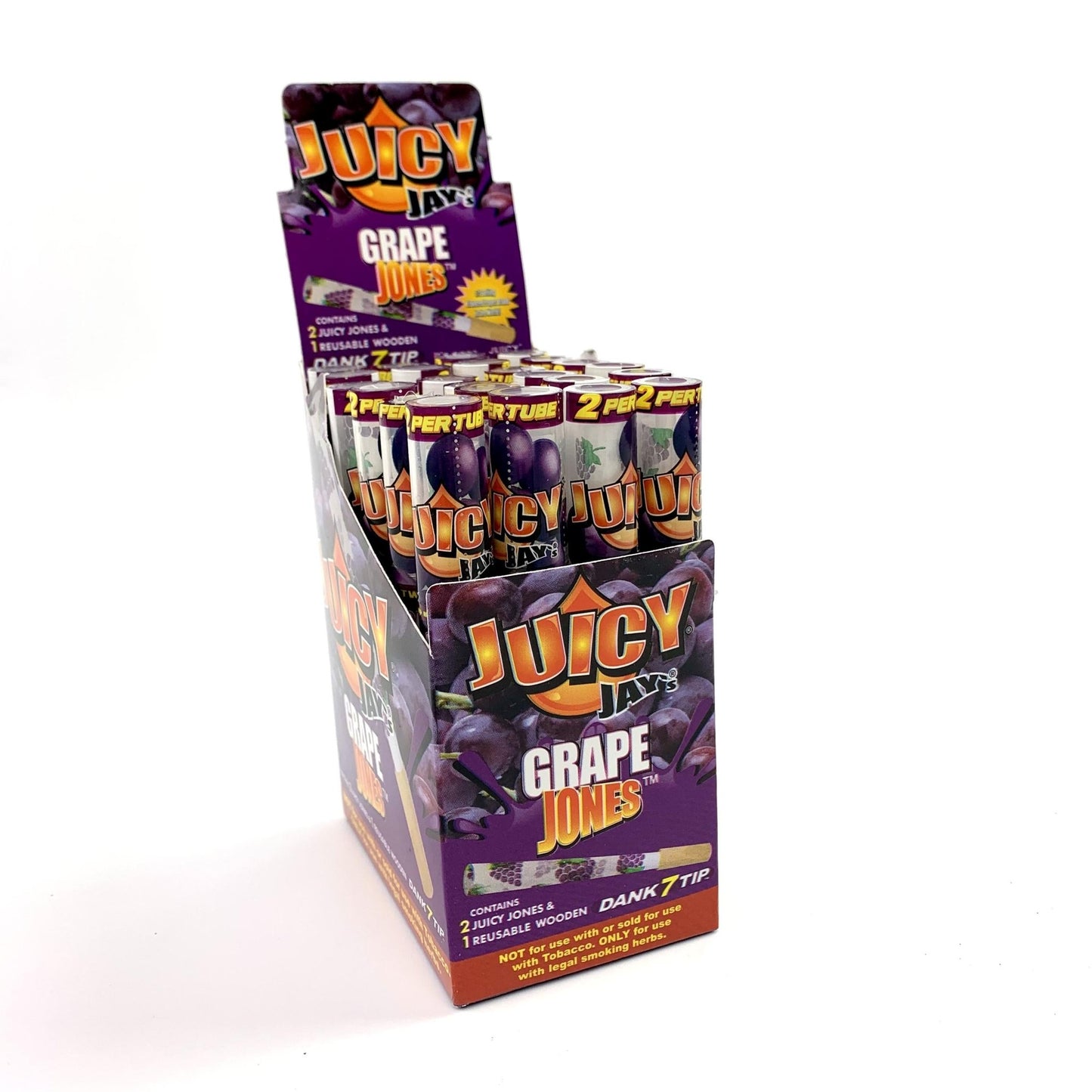 Juicy Jays Grape Jones Pre Rolled Cones 2 per pack - The Bong Baron